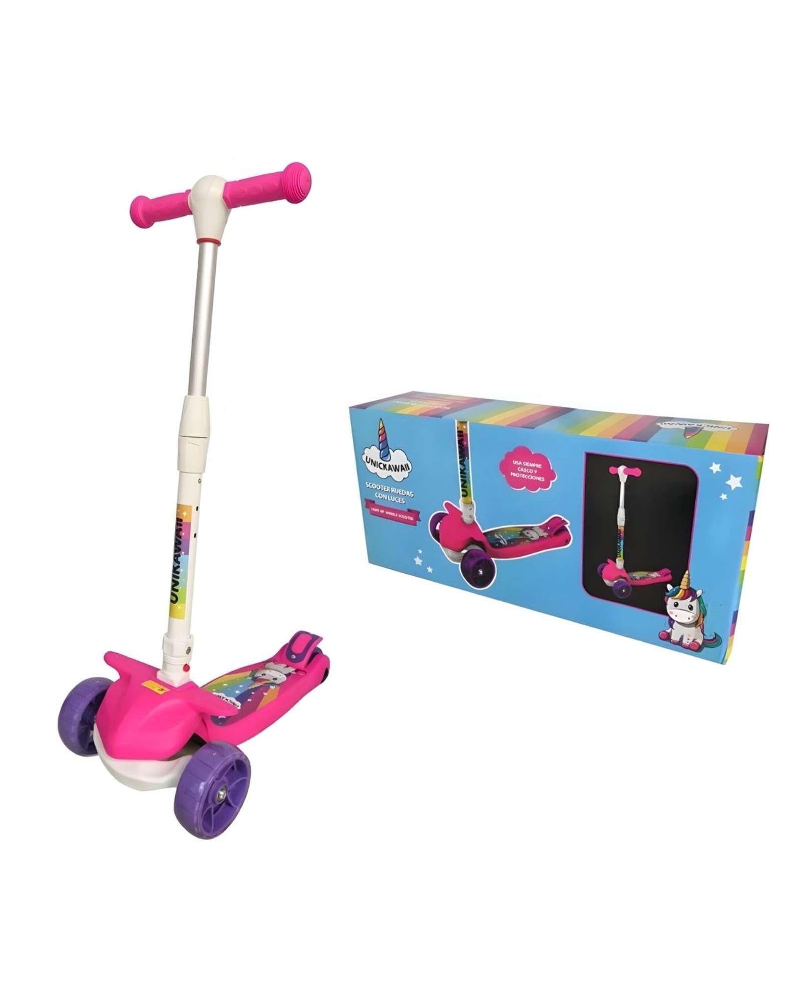 SCOOTER NIÑA PLEGABLE UNICKAWAII-2