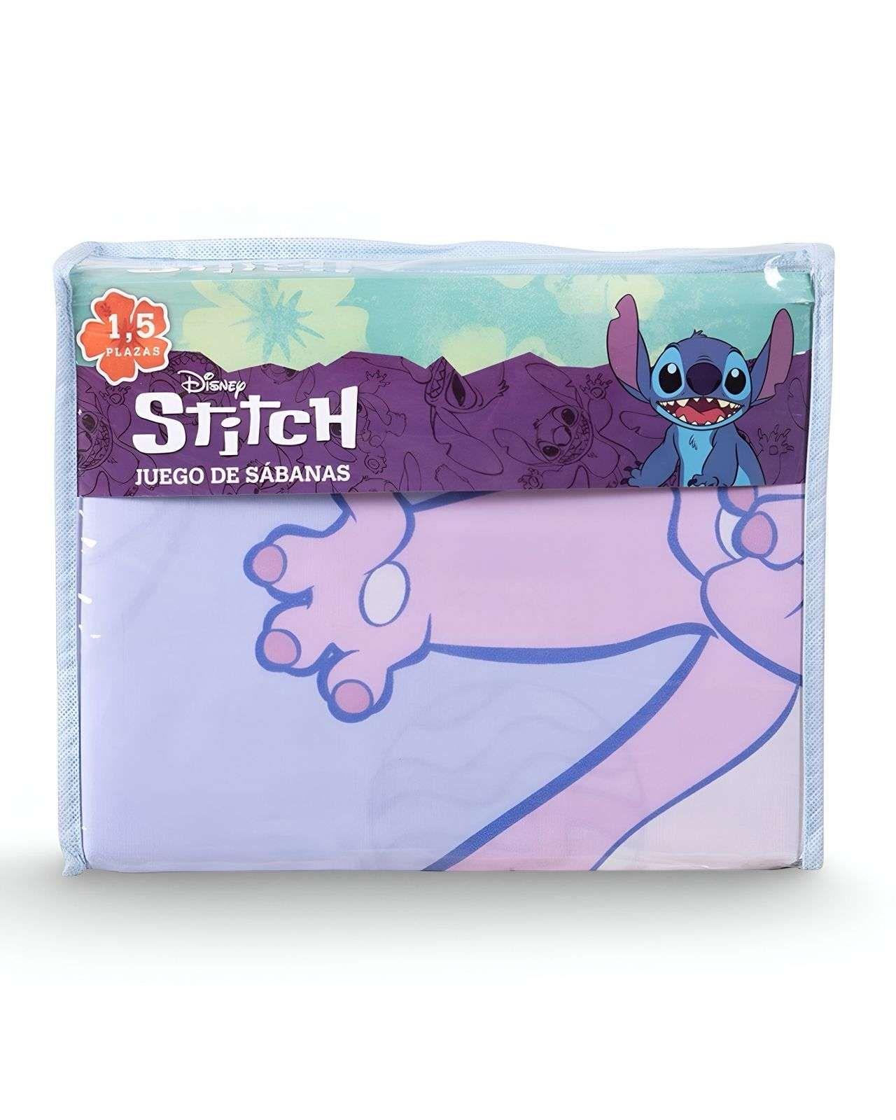 Juego Sábanass infantil Stich plaza y media Mashini-3