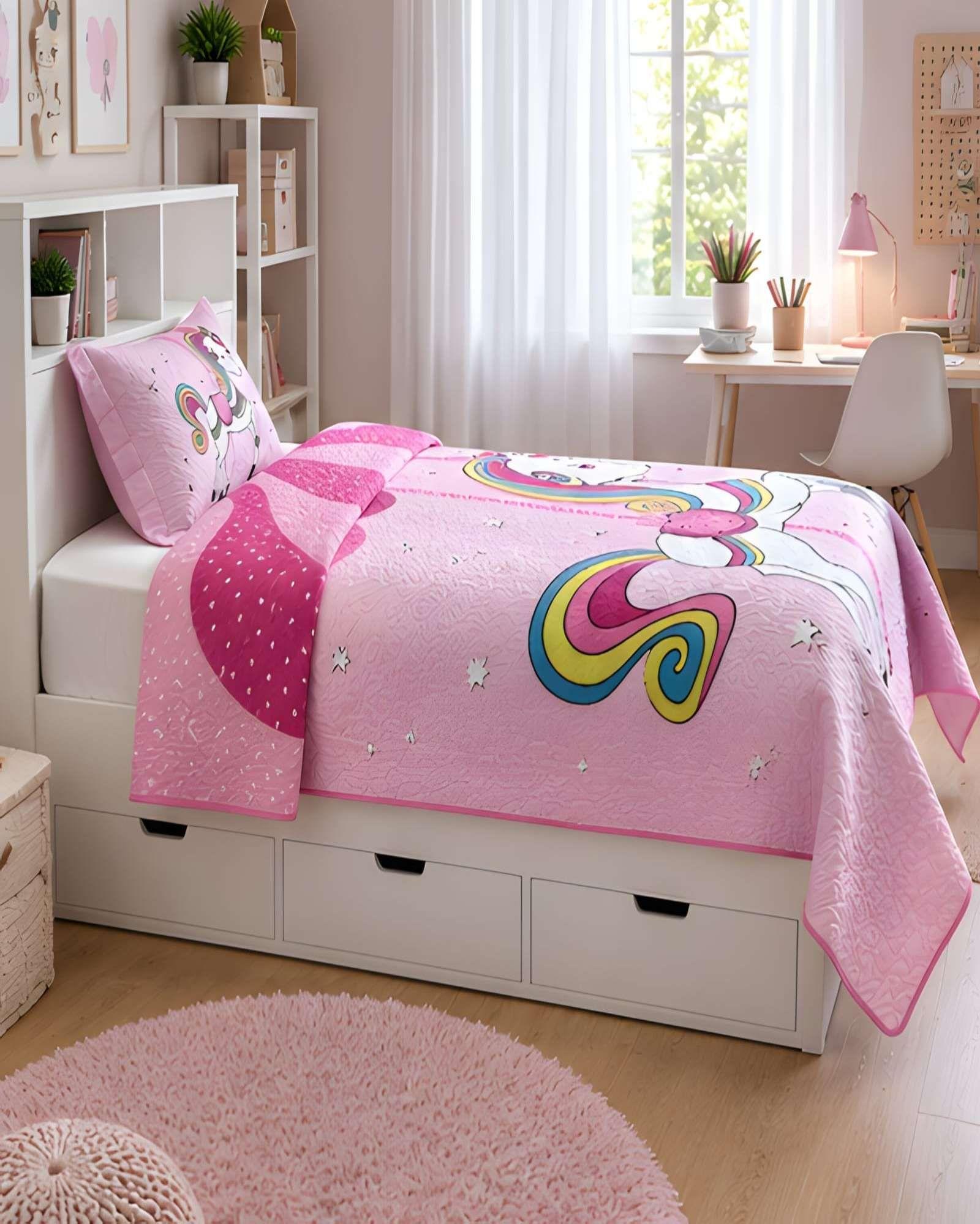 Quilt 1.5 Plazas 180x230 cm + Funda de Almohada-1