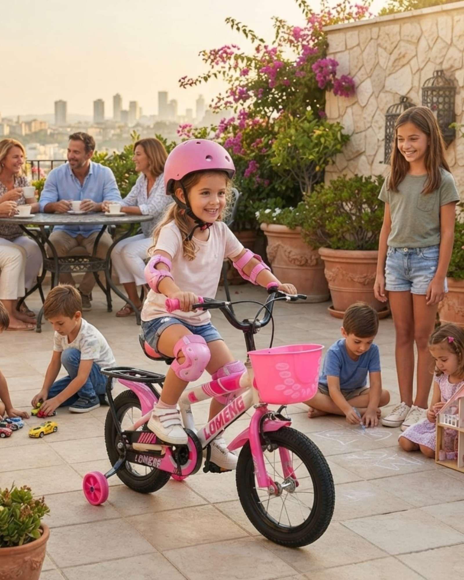 Bicicleta Para Niños Aro 12 Con Kit De Protección Y Casco 03-3