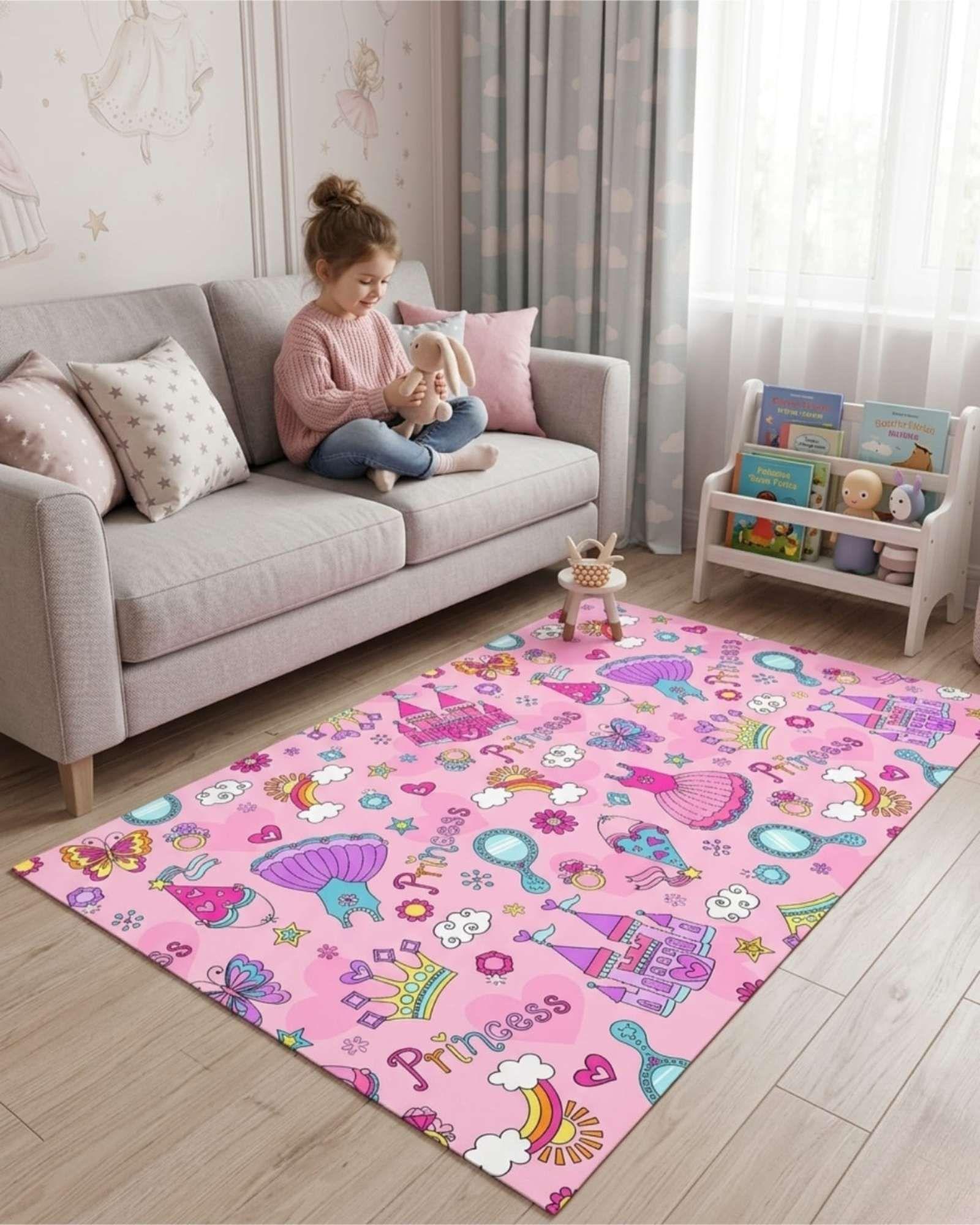 Alfombra Area de Juegos para Niños de 120x180cm m7-2