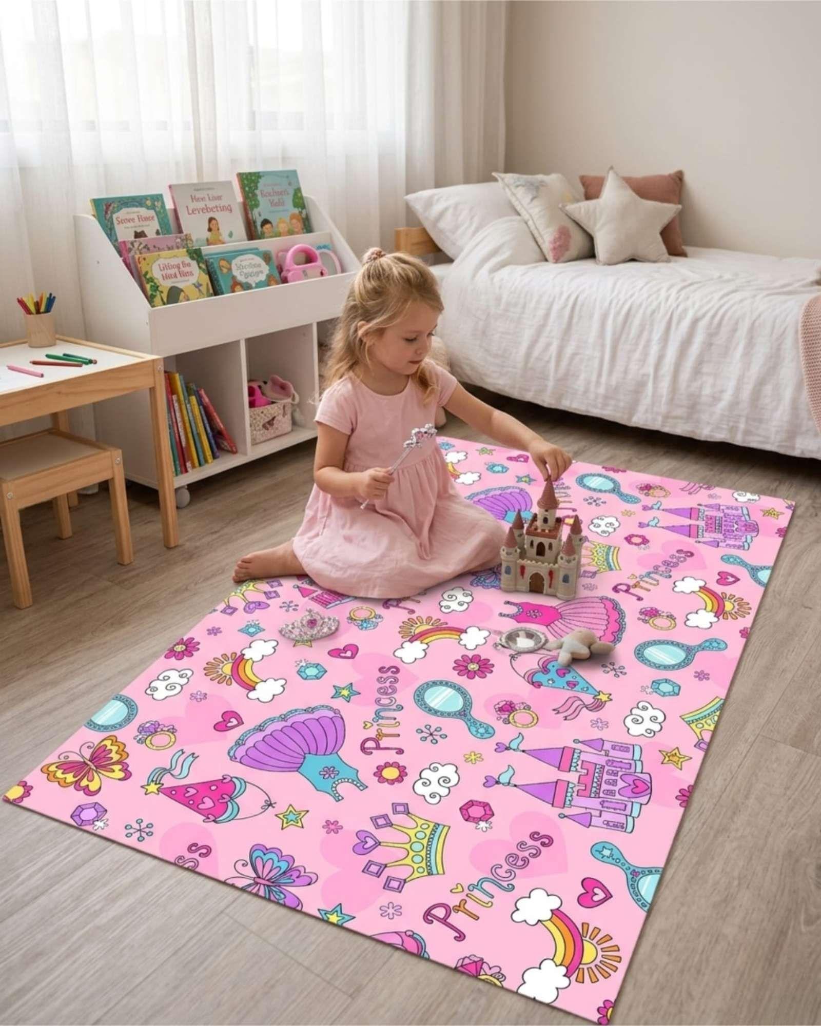 Alfombra Area de Juegos para Niños de 120x180cm m7-4