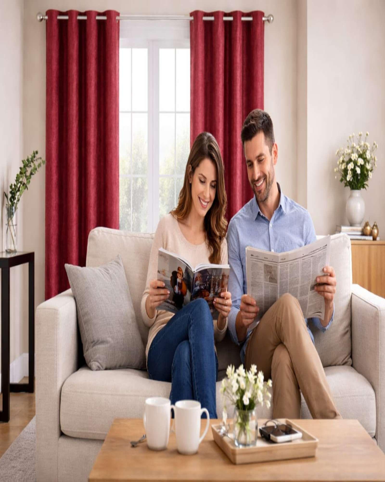 Set 2 Cortinas Blackout Aislantes De Ojales Metalicos m2-2