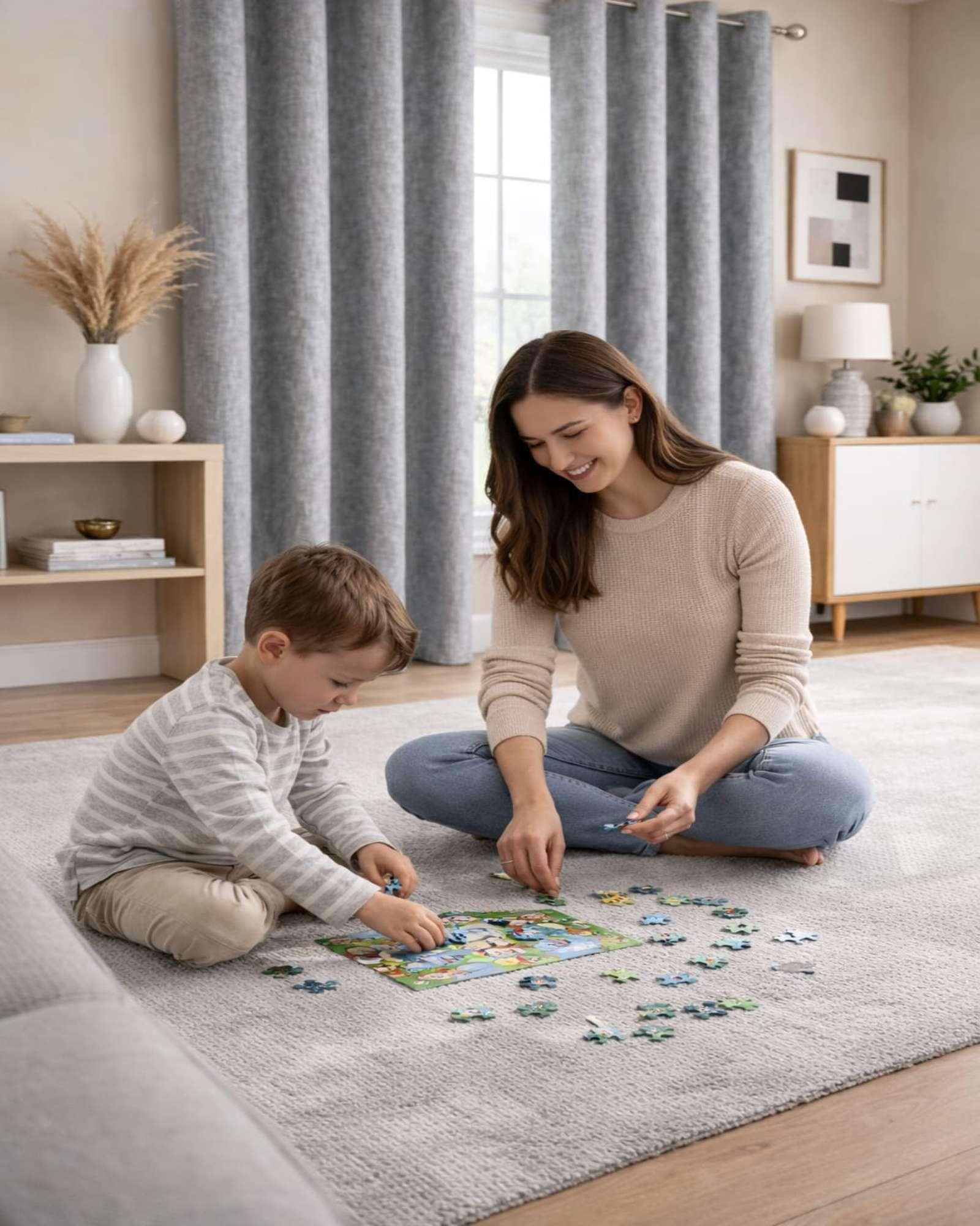 Set 2 Cortinas Blackout Aislantes De Ojales Metalicos m4-2