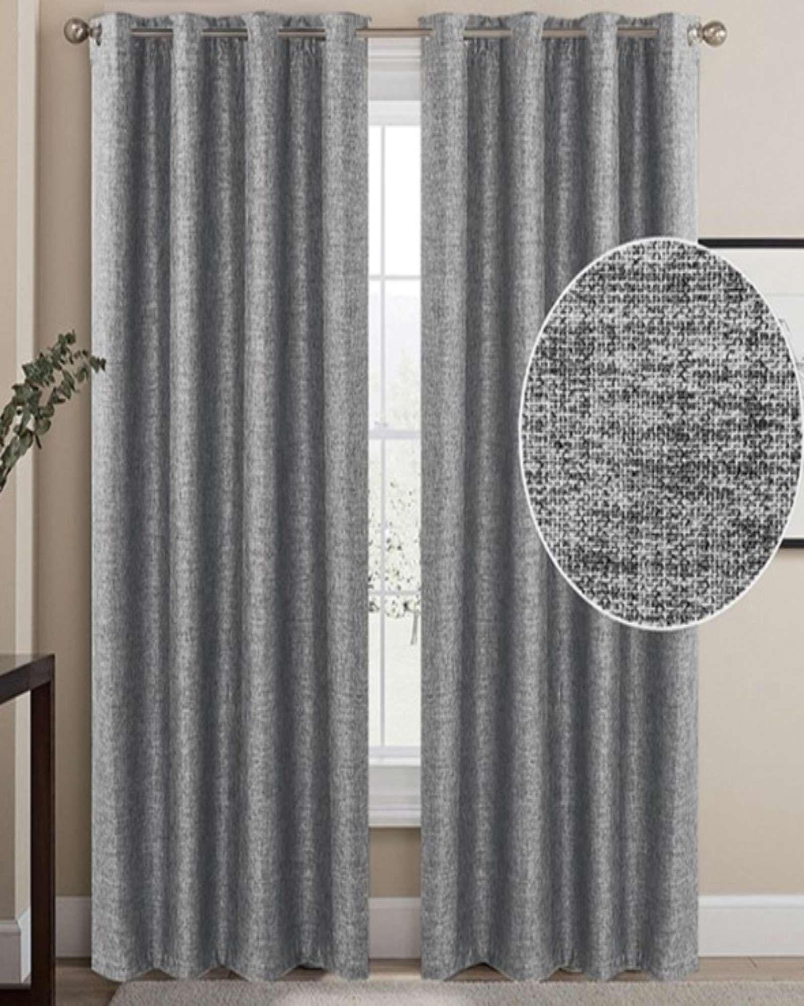 Set 2 Cortinas Blackout Aislantes De Ojales Metalicos m4-3