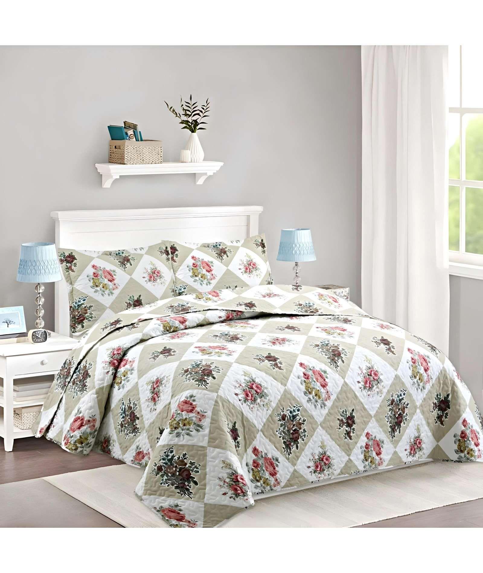 CUBRECAMA COLCHA QUILT VERANO KING-SUPER KING A37-2