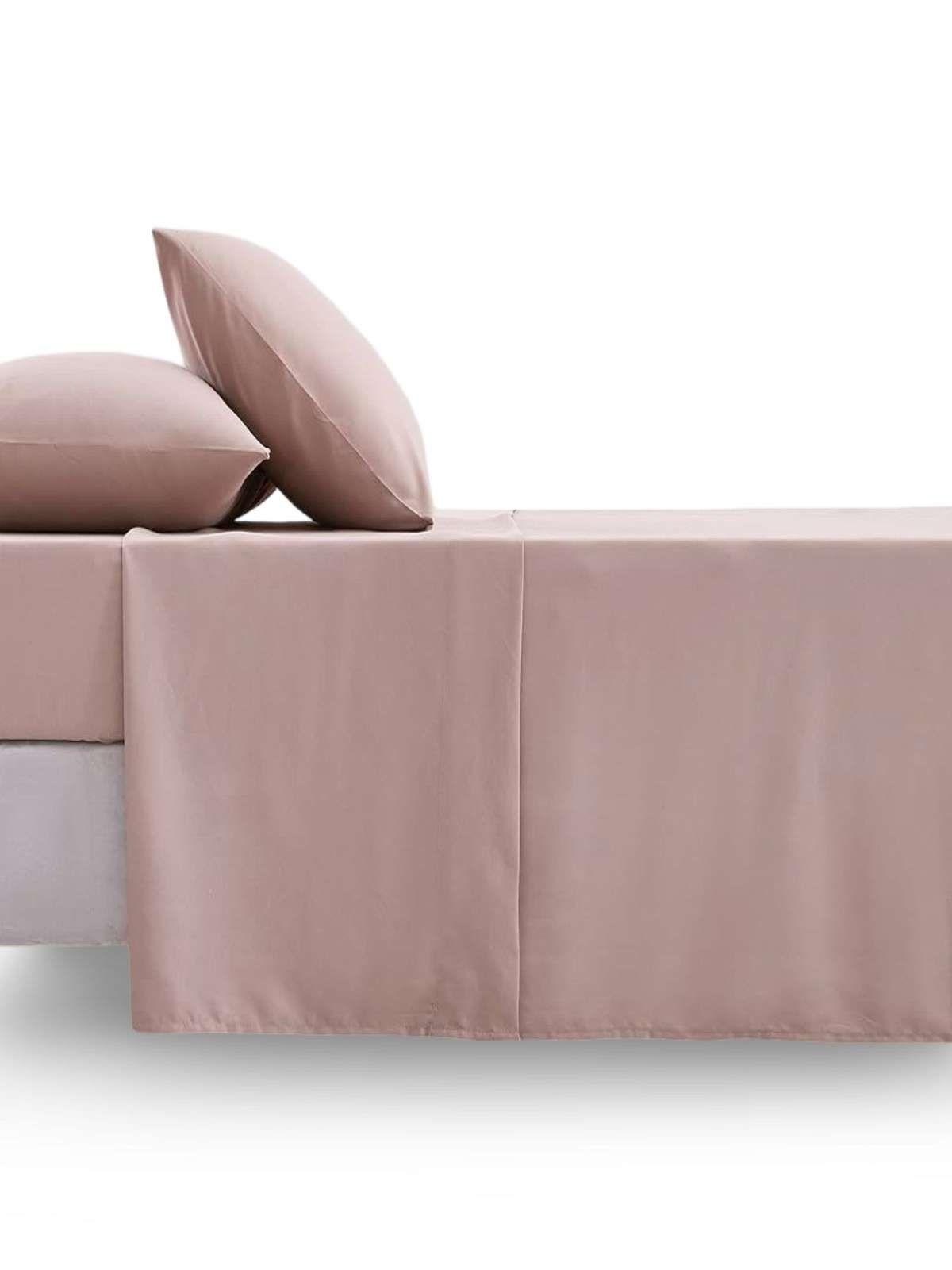 JUEGO DE SABANAS 210 HILOS DORAL 2 PLAZAS ROSADO PASTEL-2