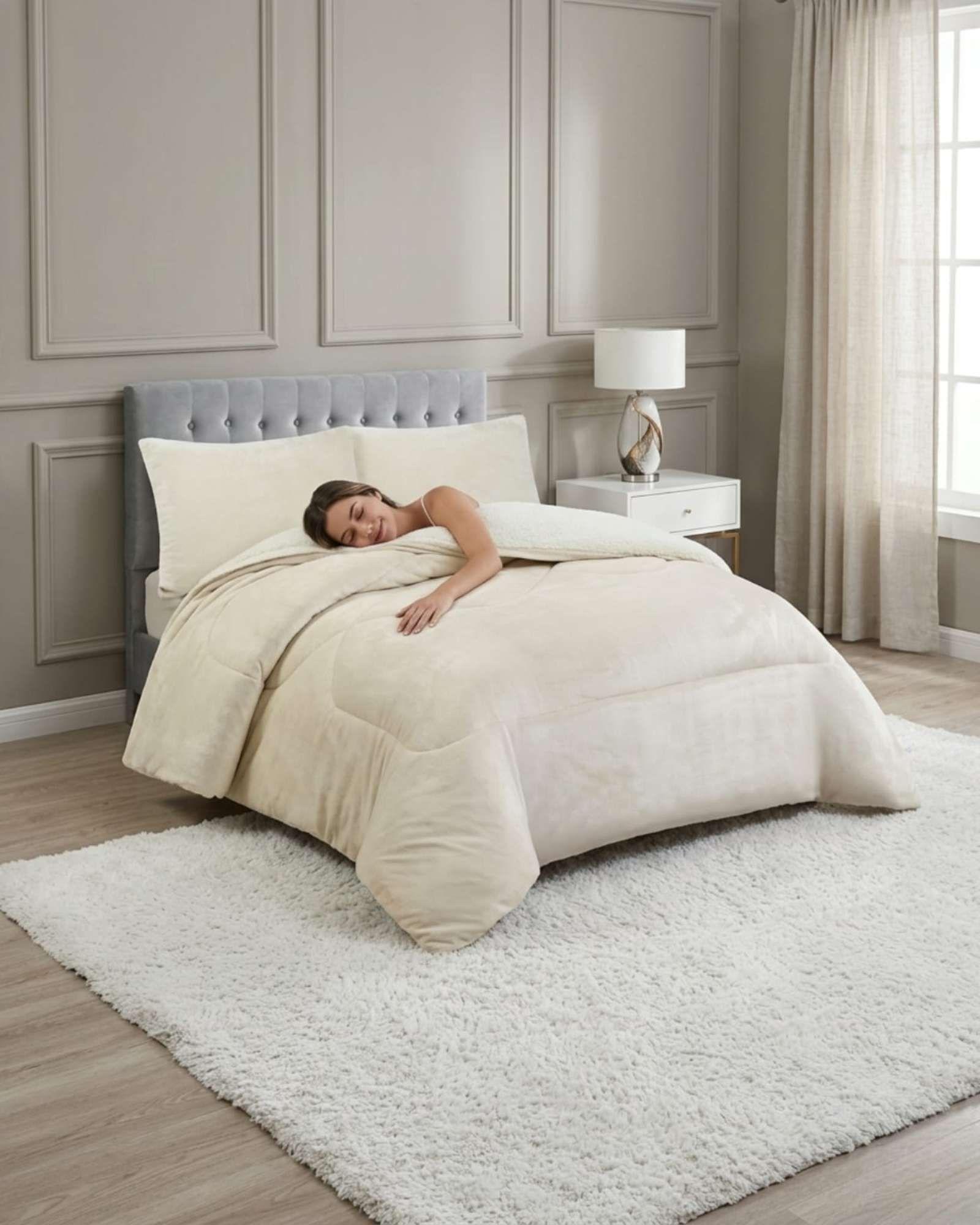 Plumón Cubrecama King Plush con Reverso Chiporro Invierno A2-2