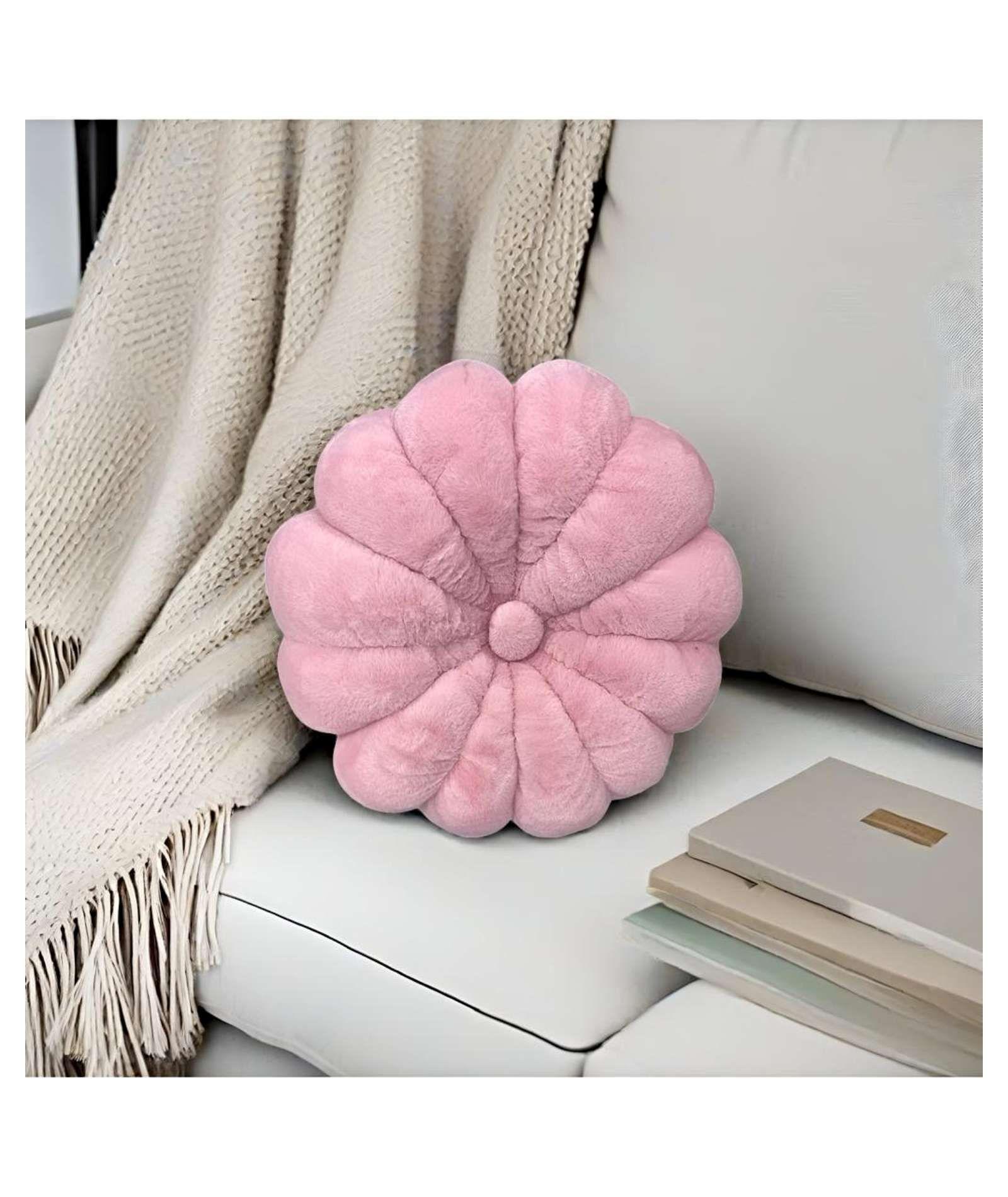 COJIN ELEGANTE FLOR ROSA 50 CM-2