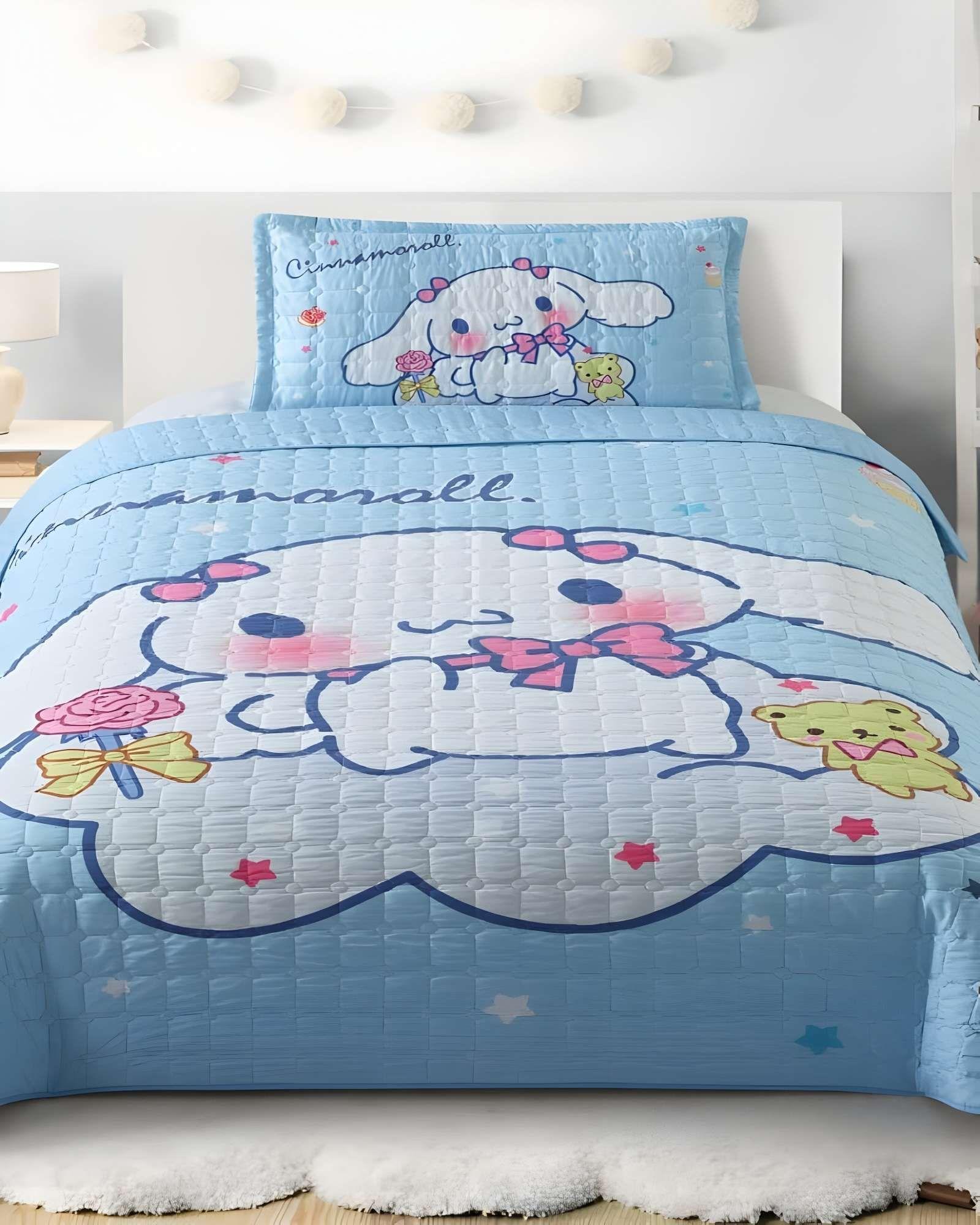COBERTOR QUILT VERANO INFANTIL CINAMON ROLL-3