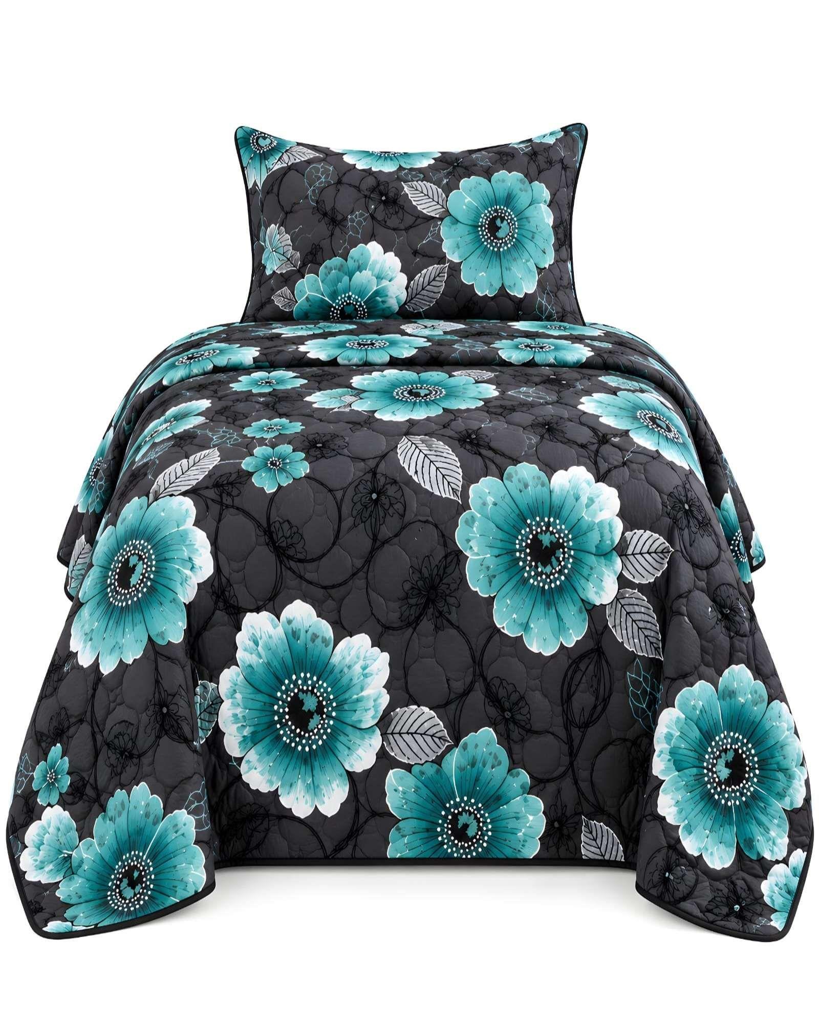 Cubrecamas Quilt de Verano Plaza y Media con Funda 15-5