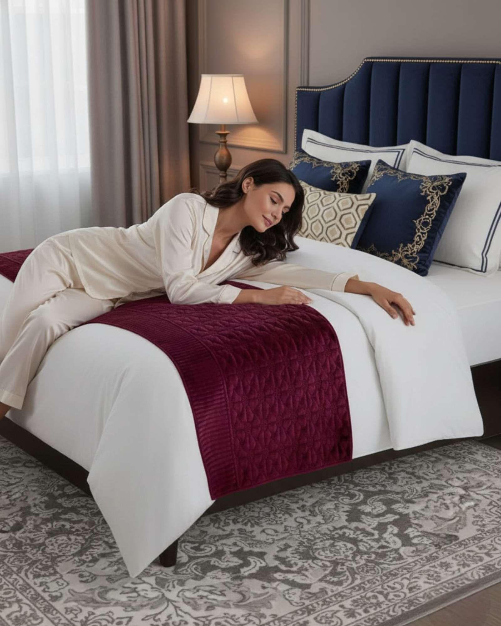 Bufanda de Cama Plush Premium Confort Termico m5-2