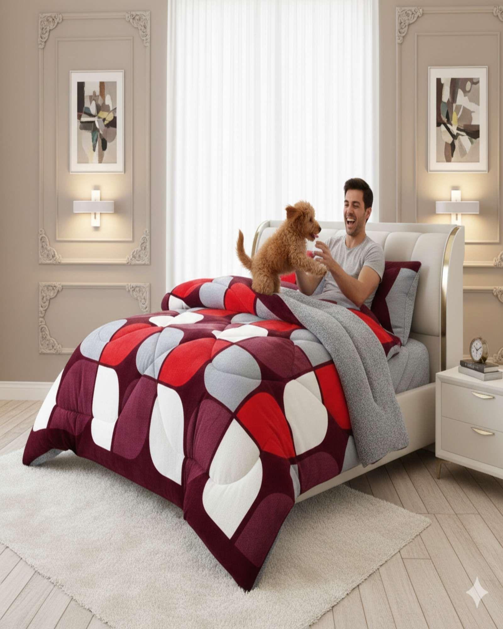 Set de Cubrecama con Chiporro mas sabana Plaza y Media C4-2