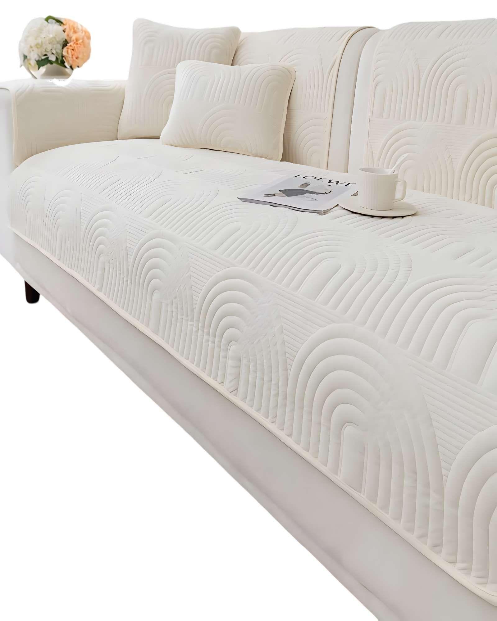 FUNDAS MAT PARA SOFA CON DISEÑO DE CURVAS BLANCO-0