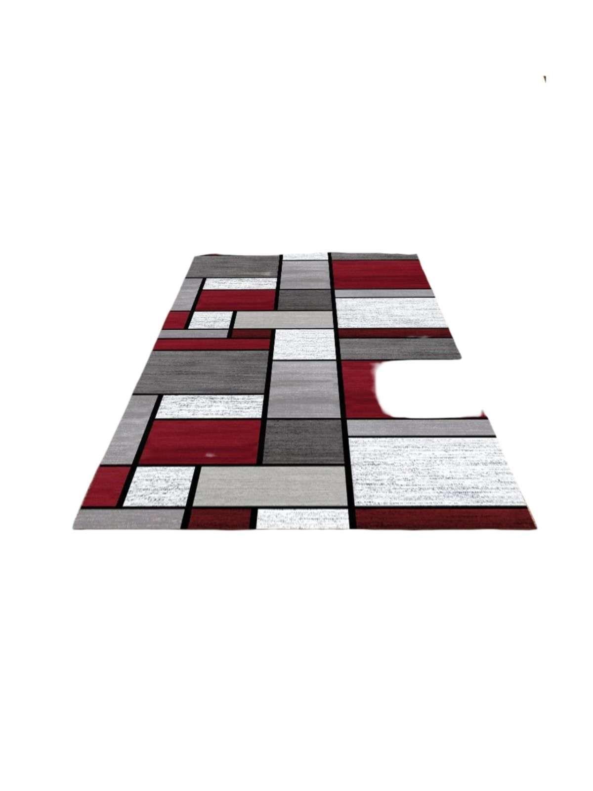 Alfombra De Pasillo Antideslizante 60x180 Suave Lavable color rojo-2