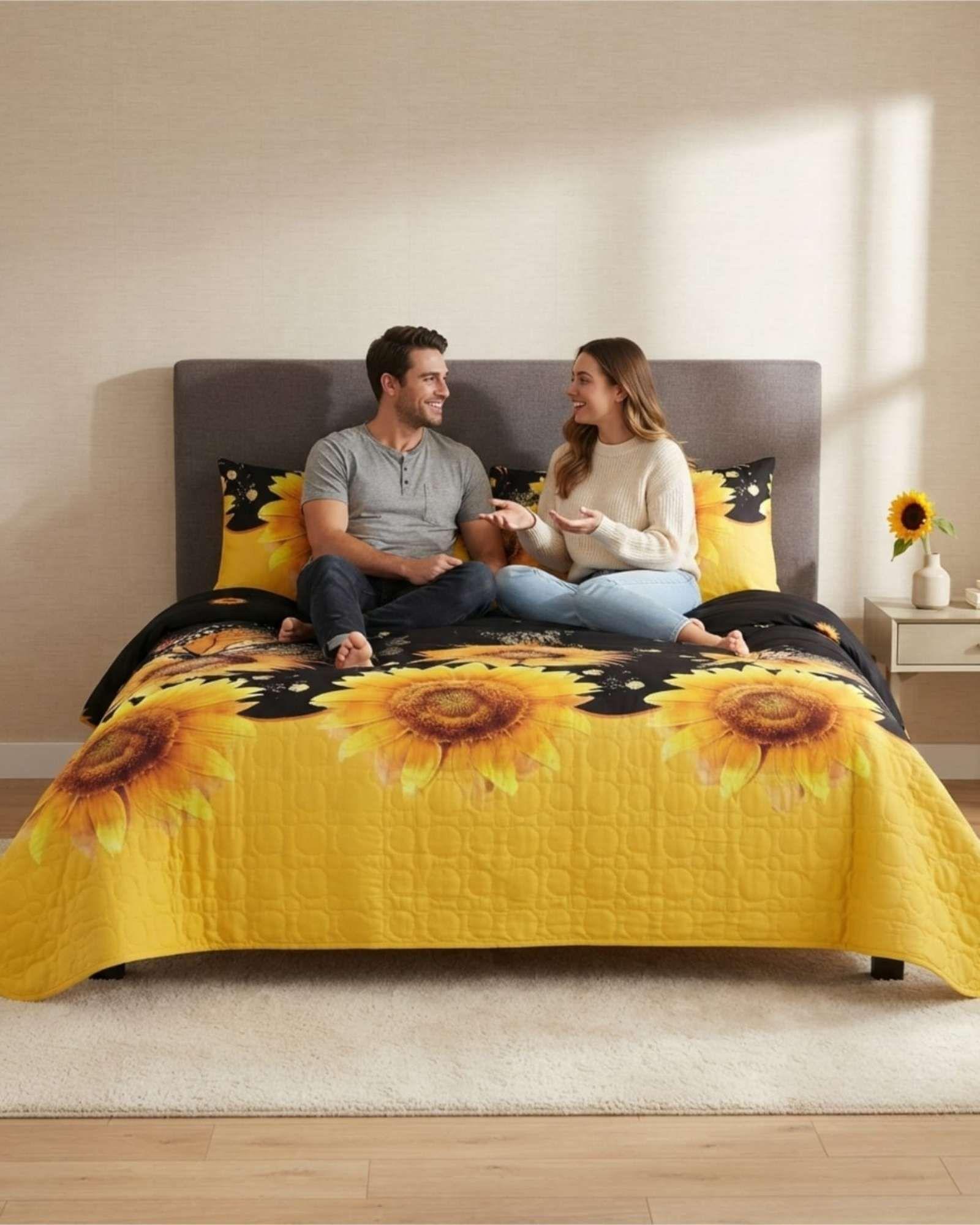 Quilt De Verano Mas Almohadas Textura Ultra Suave King m15-2