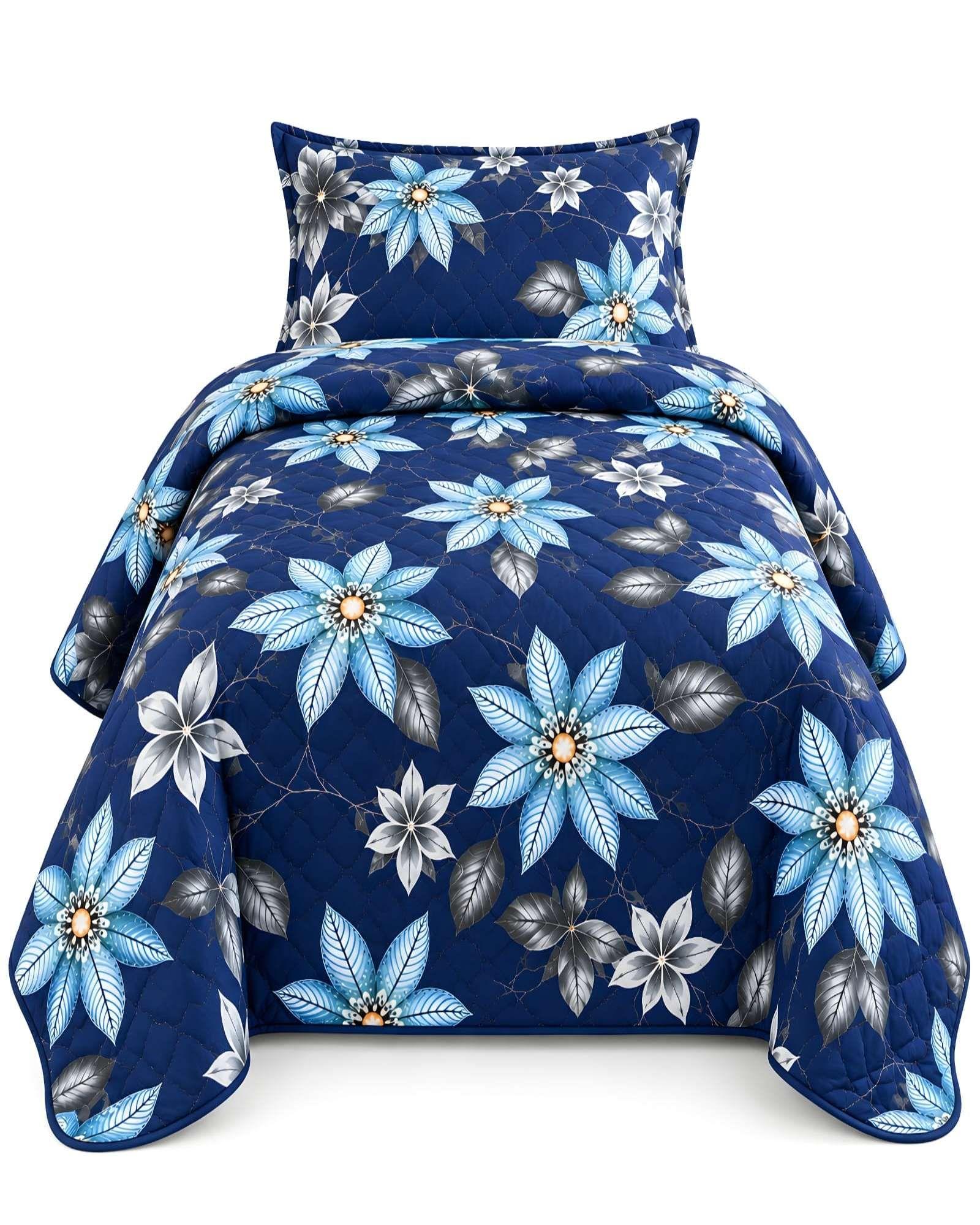 Cubrecamas Quilt de Verano Plaza y Media con Funda 04-5