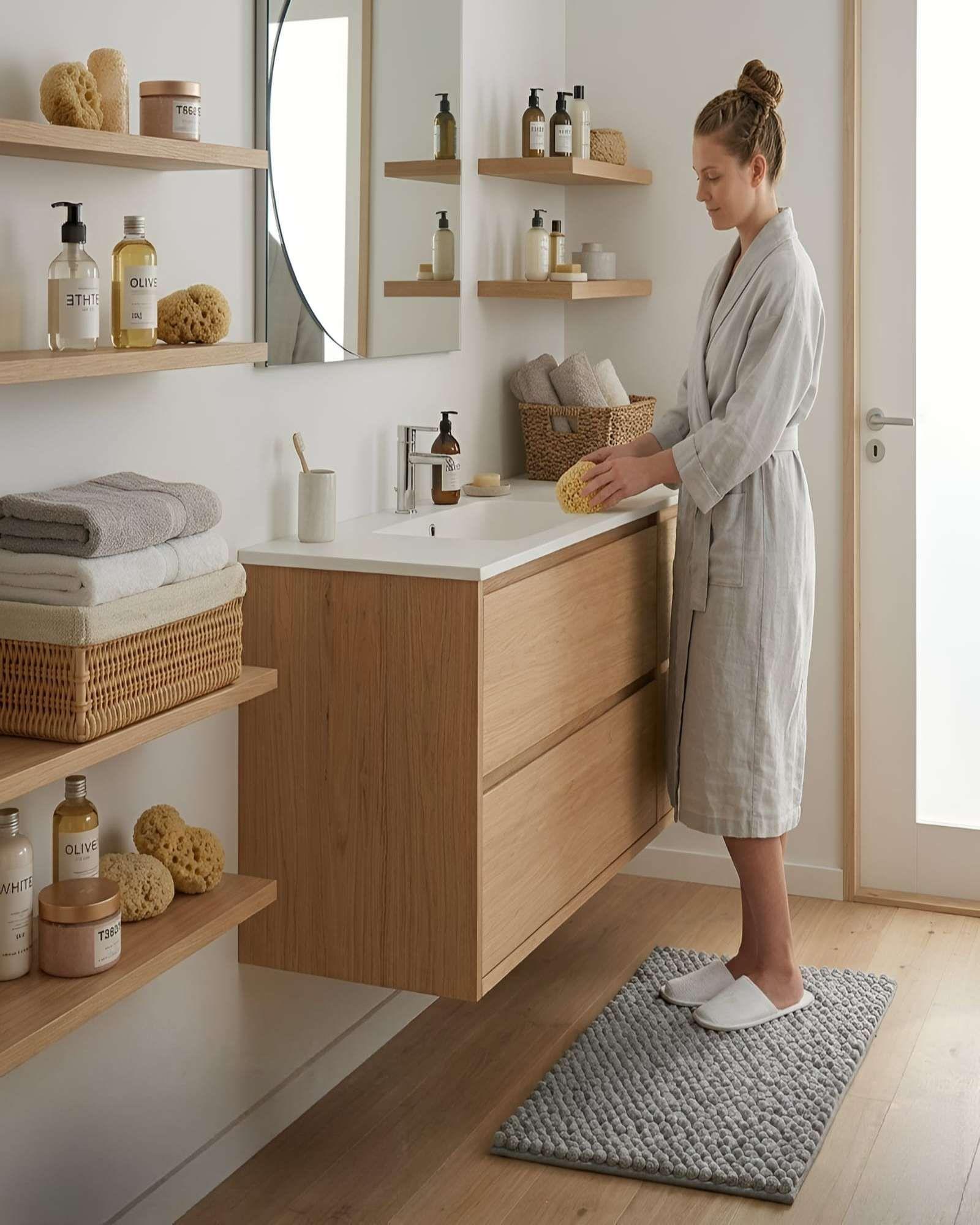 Tapete de Baño Ultra Suave 40x60 cm Alta Absorción m3-4