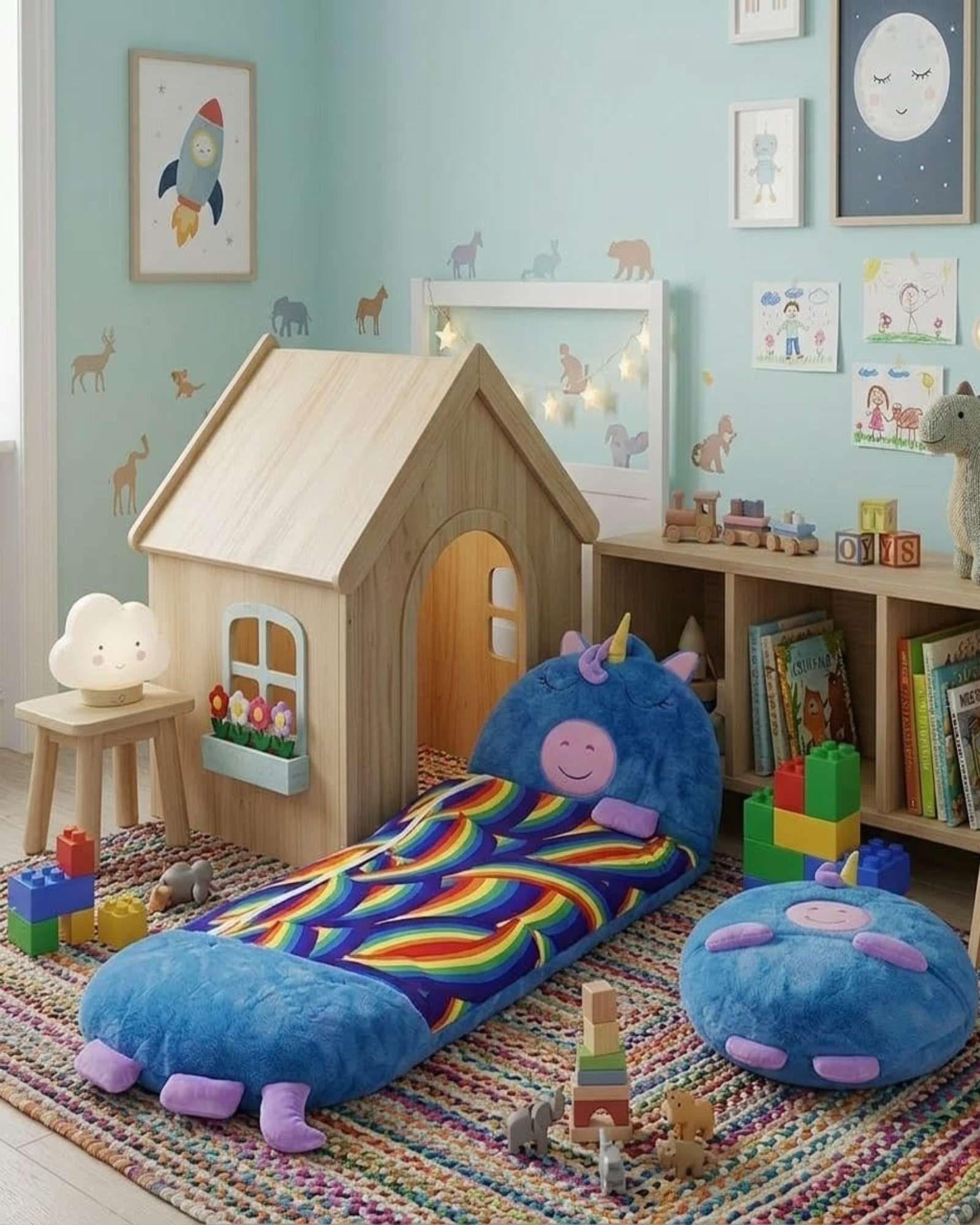 Saco de Dormir Para niños 2 en 1: Almohada y Saco Happy Nappers m4-3