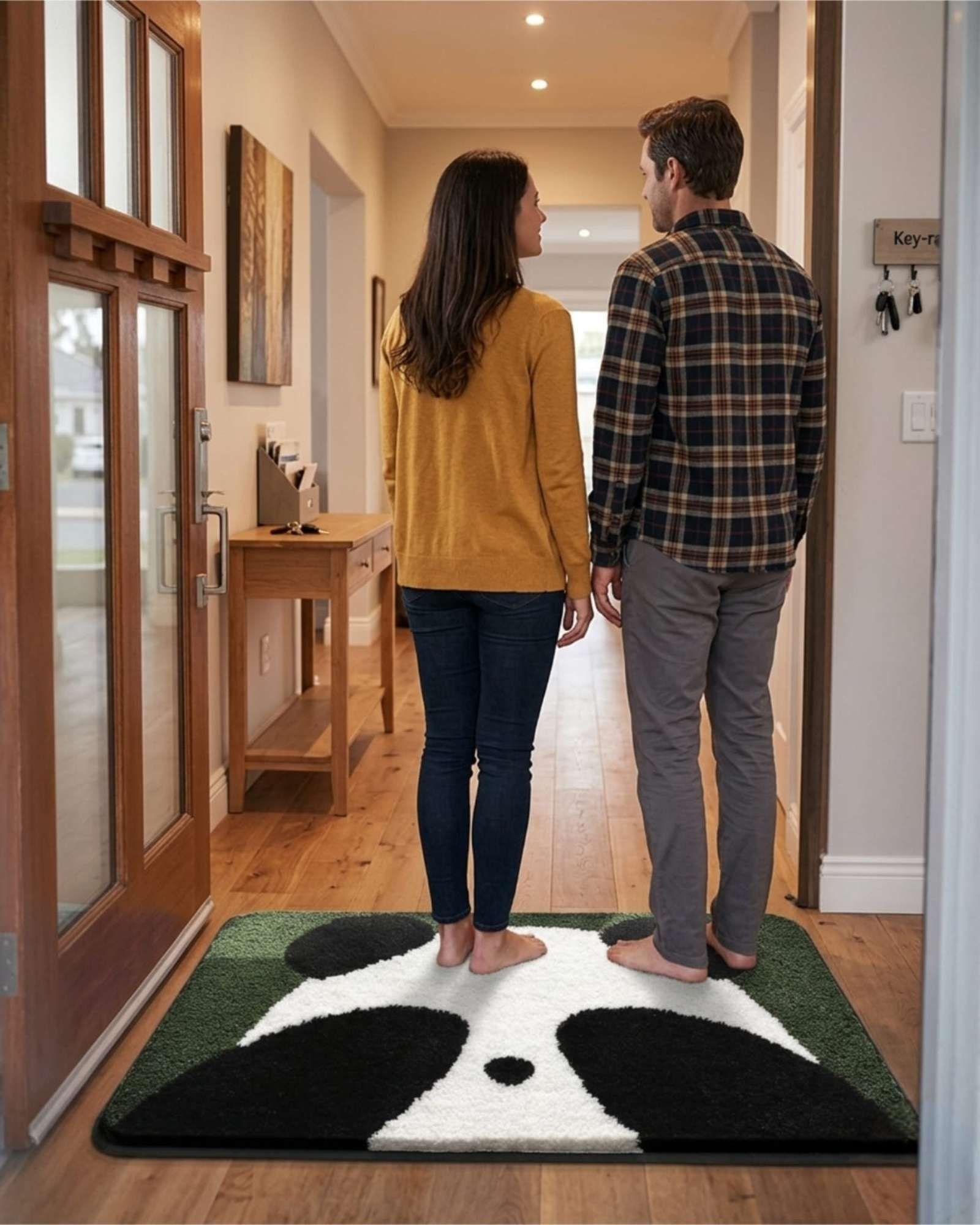 Juego De 2 Alfombras Decorativas Multiuso Para Hogar 04-4