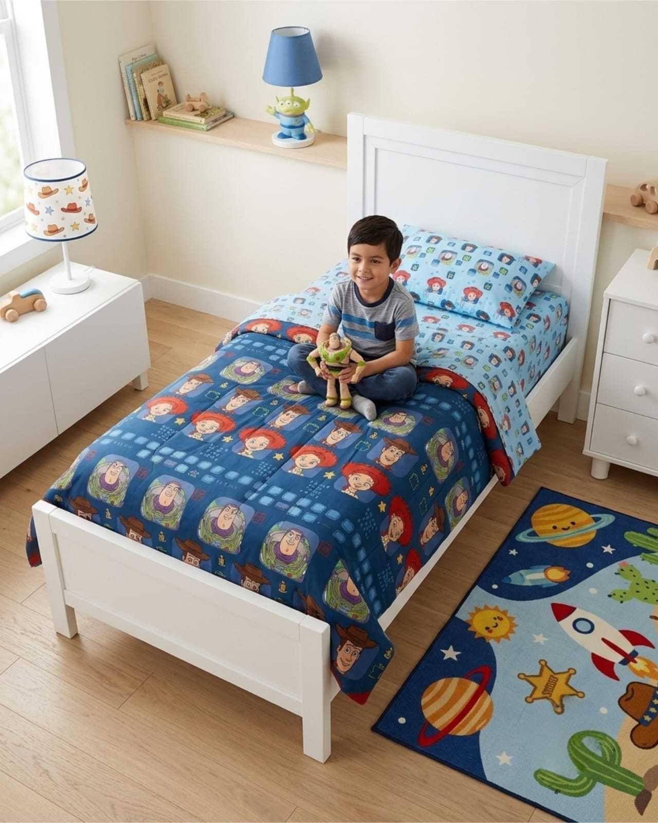Set de Sábanas 1,5 Plazas Estampado Infantil Contemporáneo 07-3