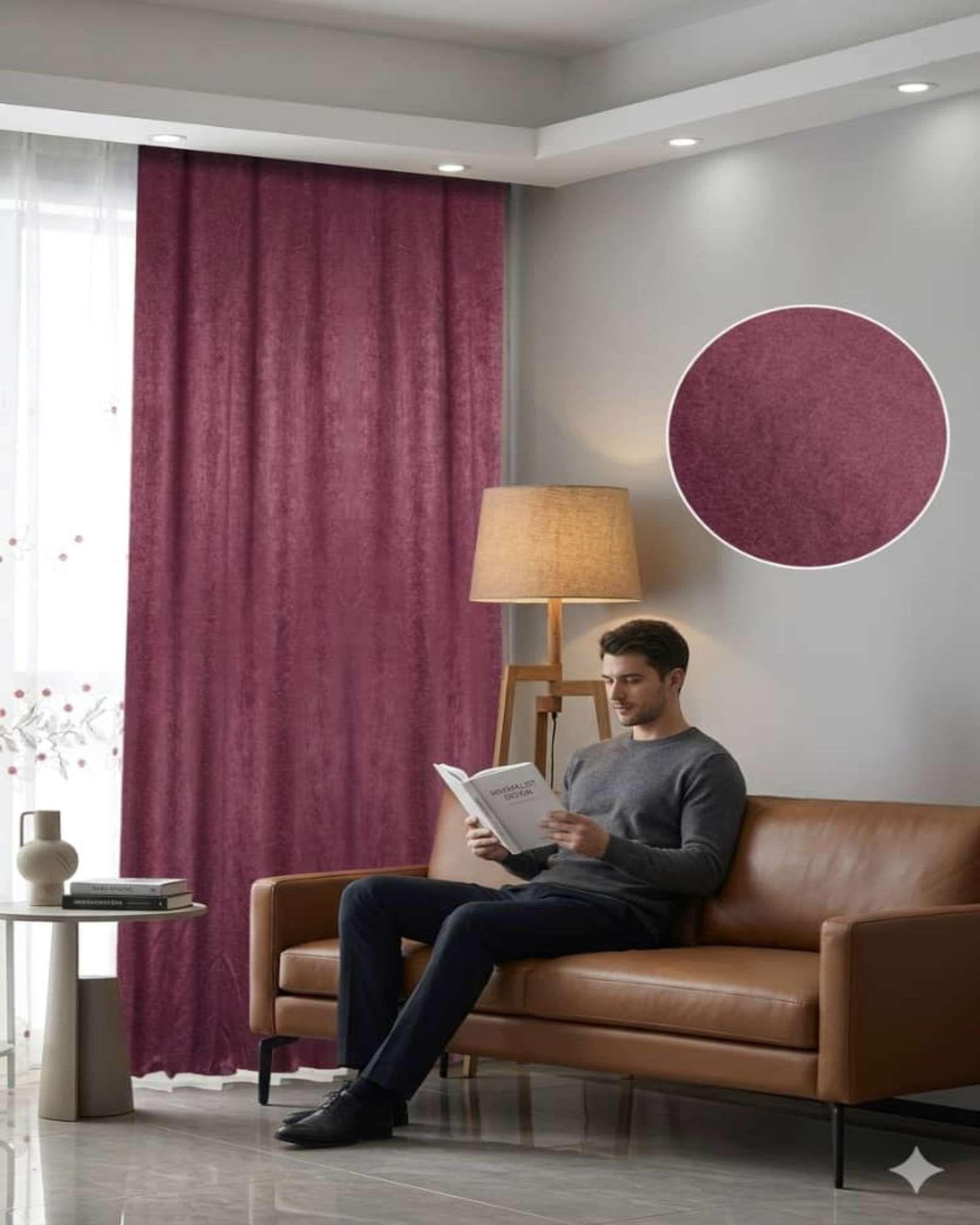 Set 2 Cortinas Velvet Aterciopeladas con Ojales 140x230 cm m2-0