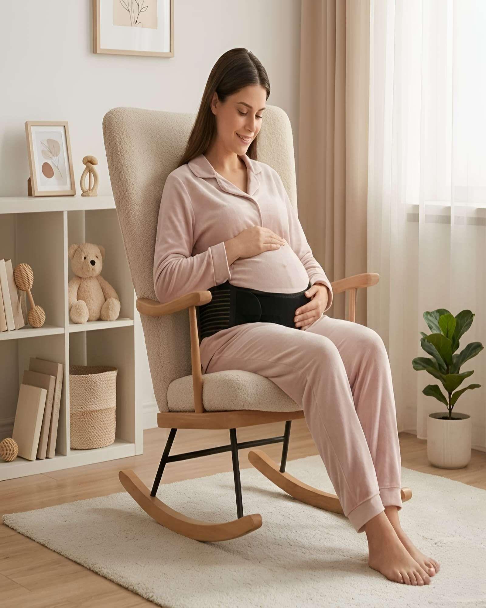 Faja Cinturon Soporte Embarazo Abdominal Lumbar Ergonomico-3