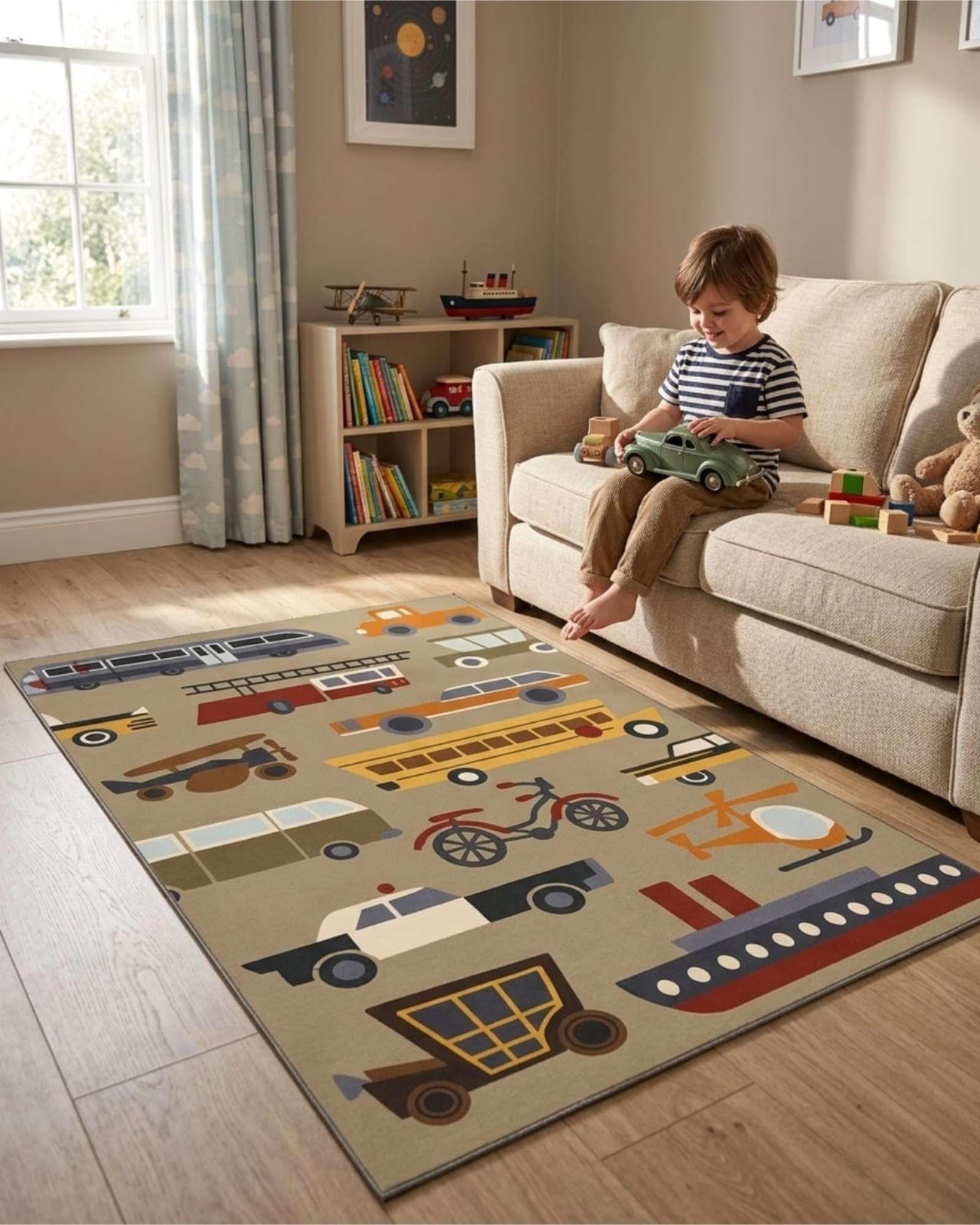 Alfombra Area de Juegos para Niños de 120x180cm m10-4