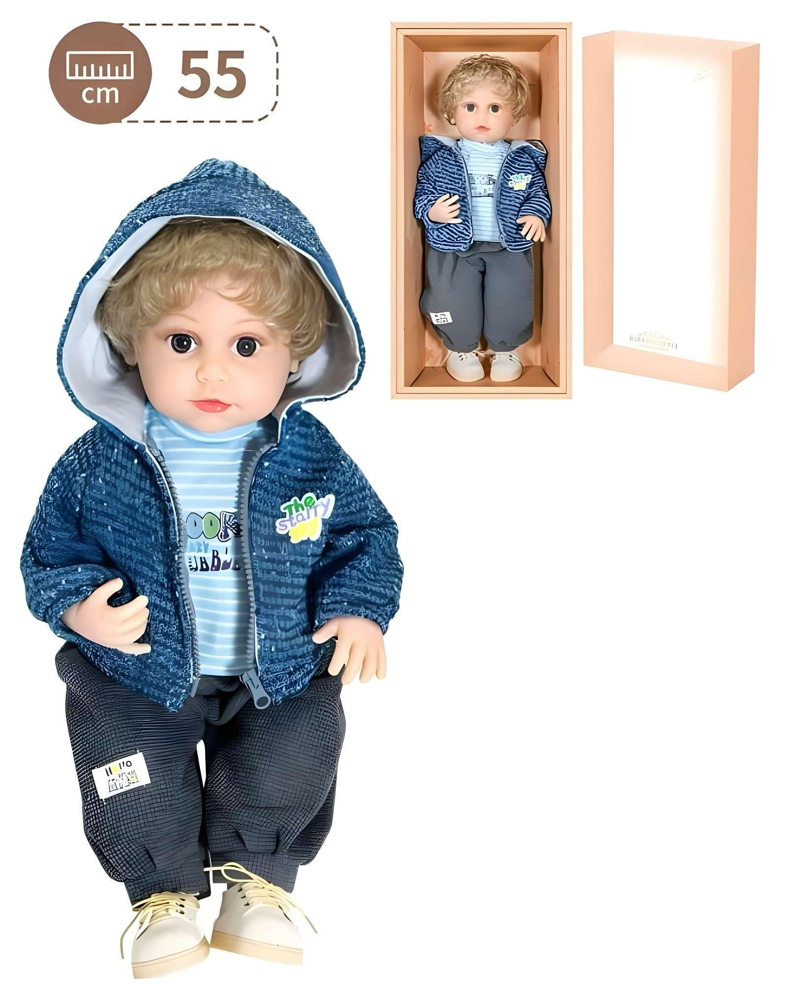 Muñeco infantil bebé realista silicona keiumi-3