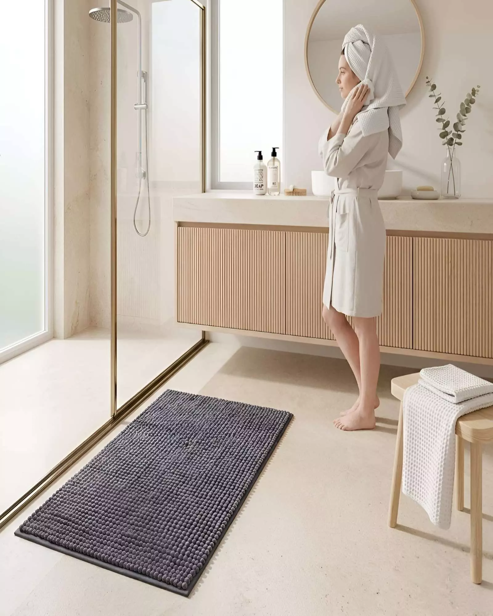 Tapete de Baño Ultra Suave 40x60 cm Alta Absorción m2-0