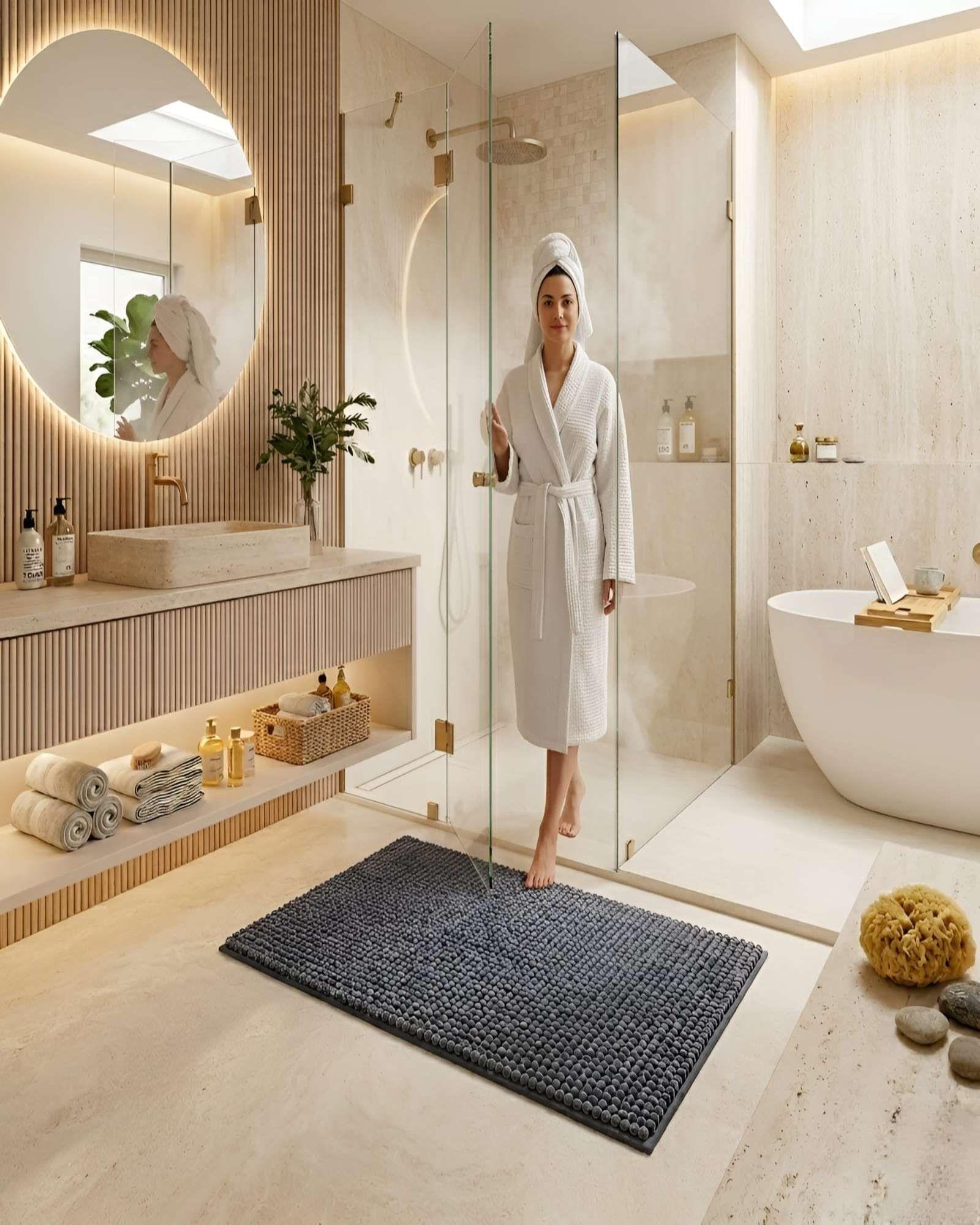 Tapete de Baño Ultra Suave 40x60 cm Alta Absorción m2-1