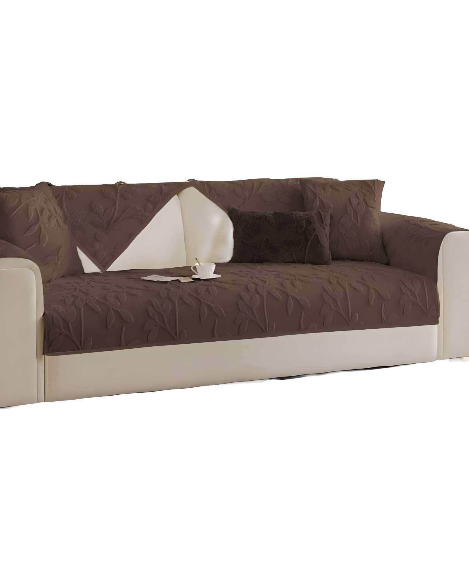 FUNDAS MAT PARA SOFA CON DISEÑO HOJAS CAFÉ-1