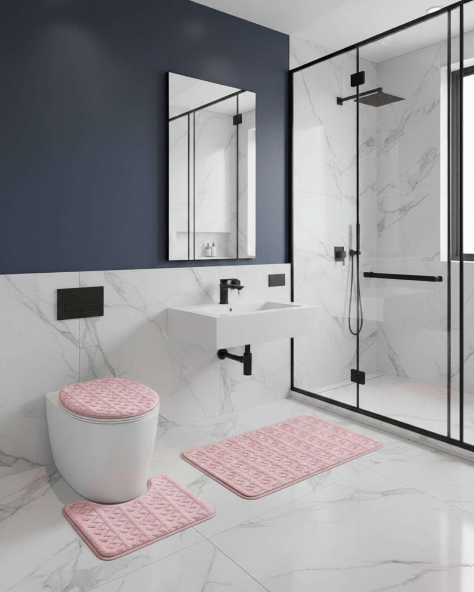 SET DE BAÑO 3 PIEZAS SUAVES Y ABSORBENTES m15-1