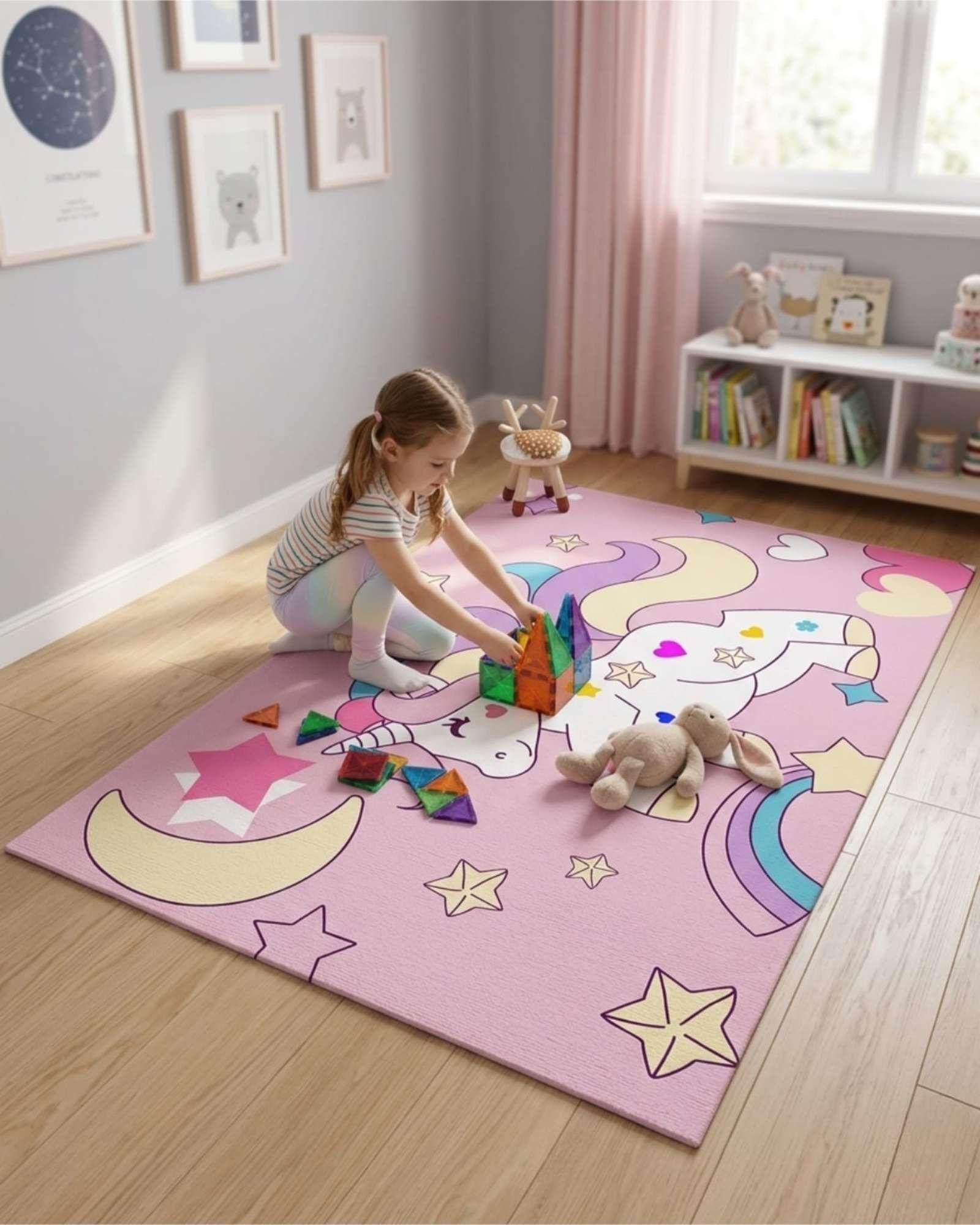 Alfombra Area de Juegos para Niños de 120x160cm m4-2