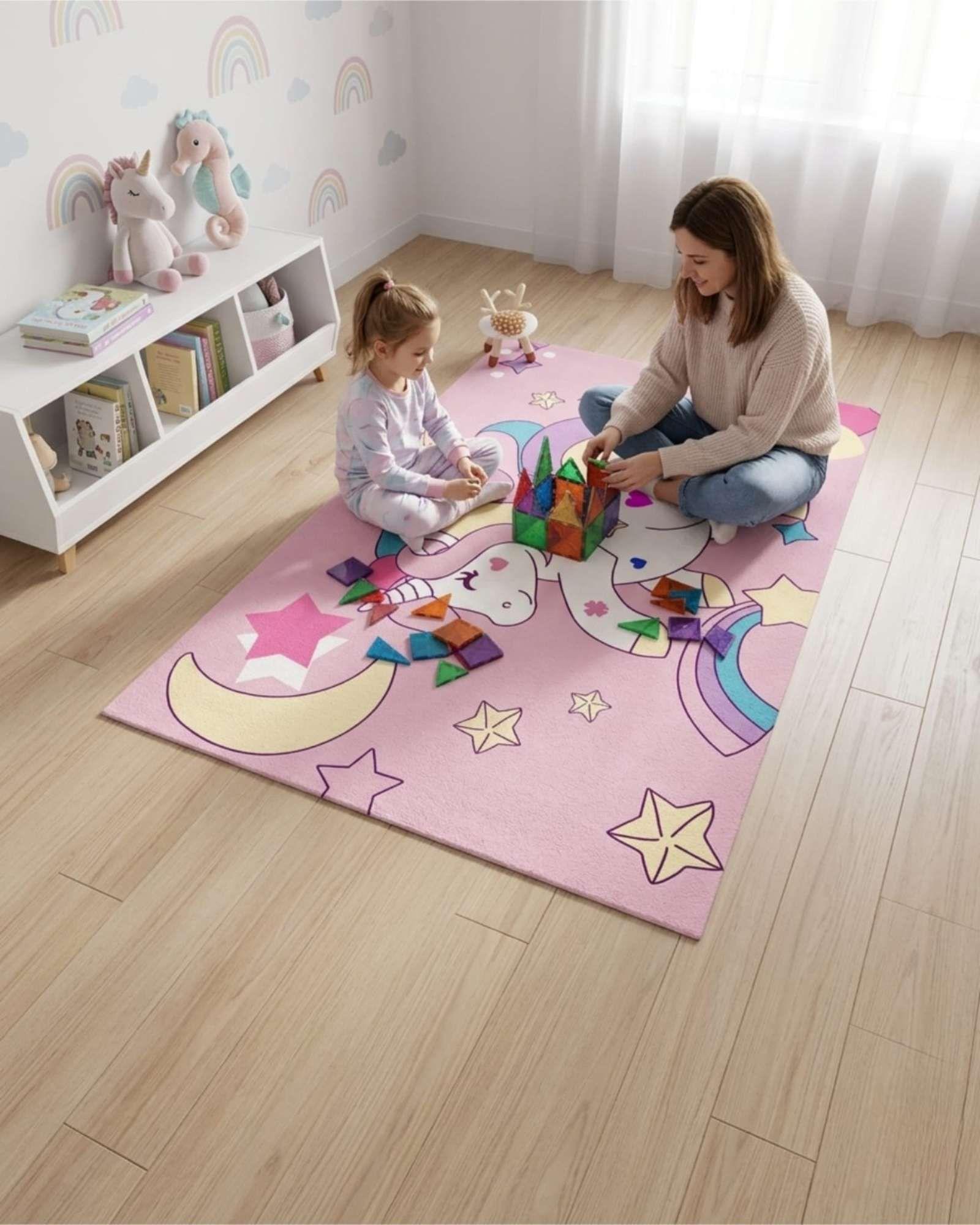 Alfombra Area de Juegos para Niños de 120x160cm m4-4