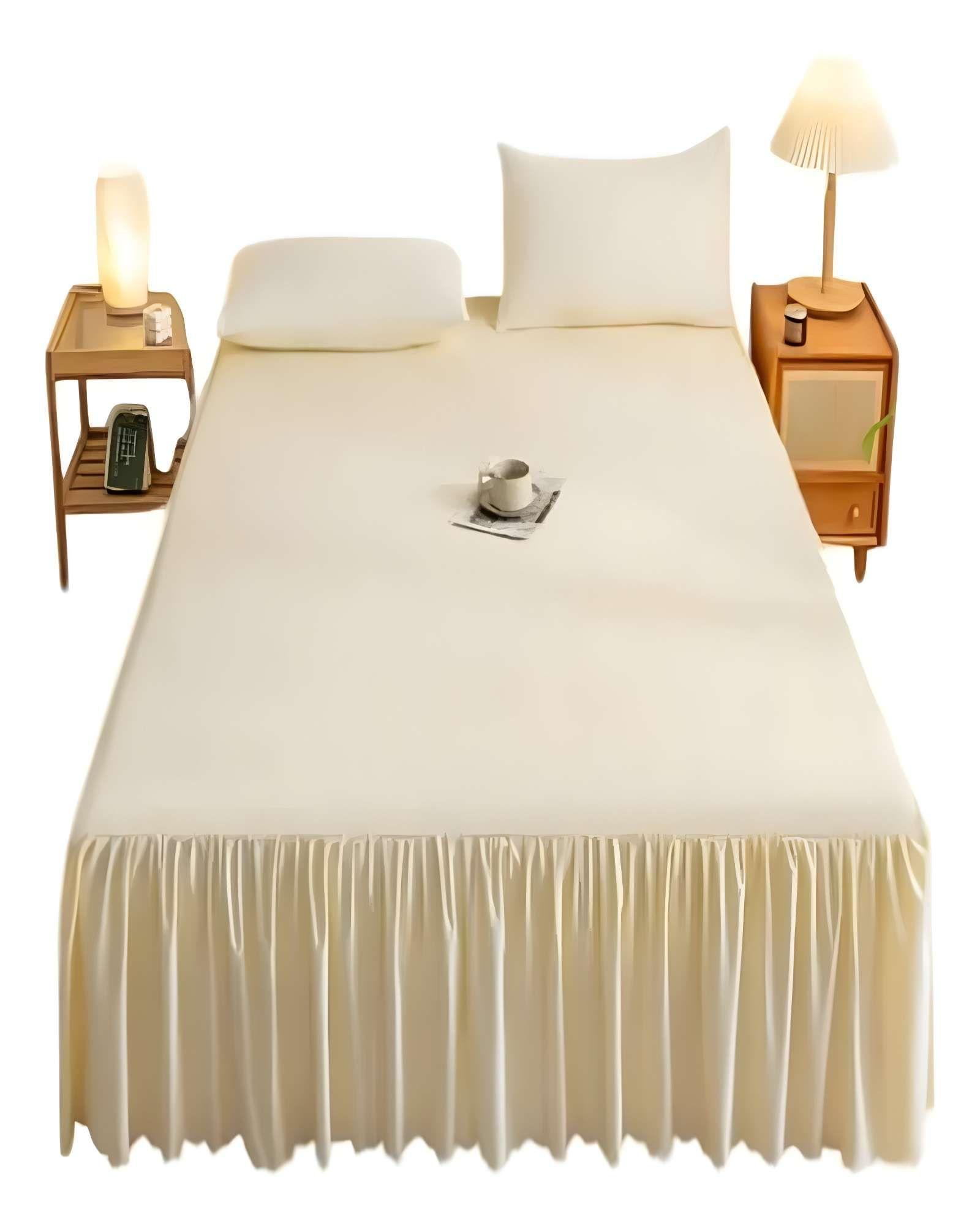 FALDON DE CAMA SIN FUNDA KING BEIGE-0