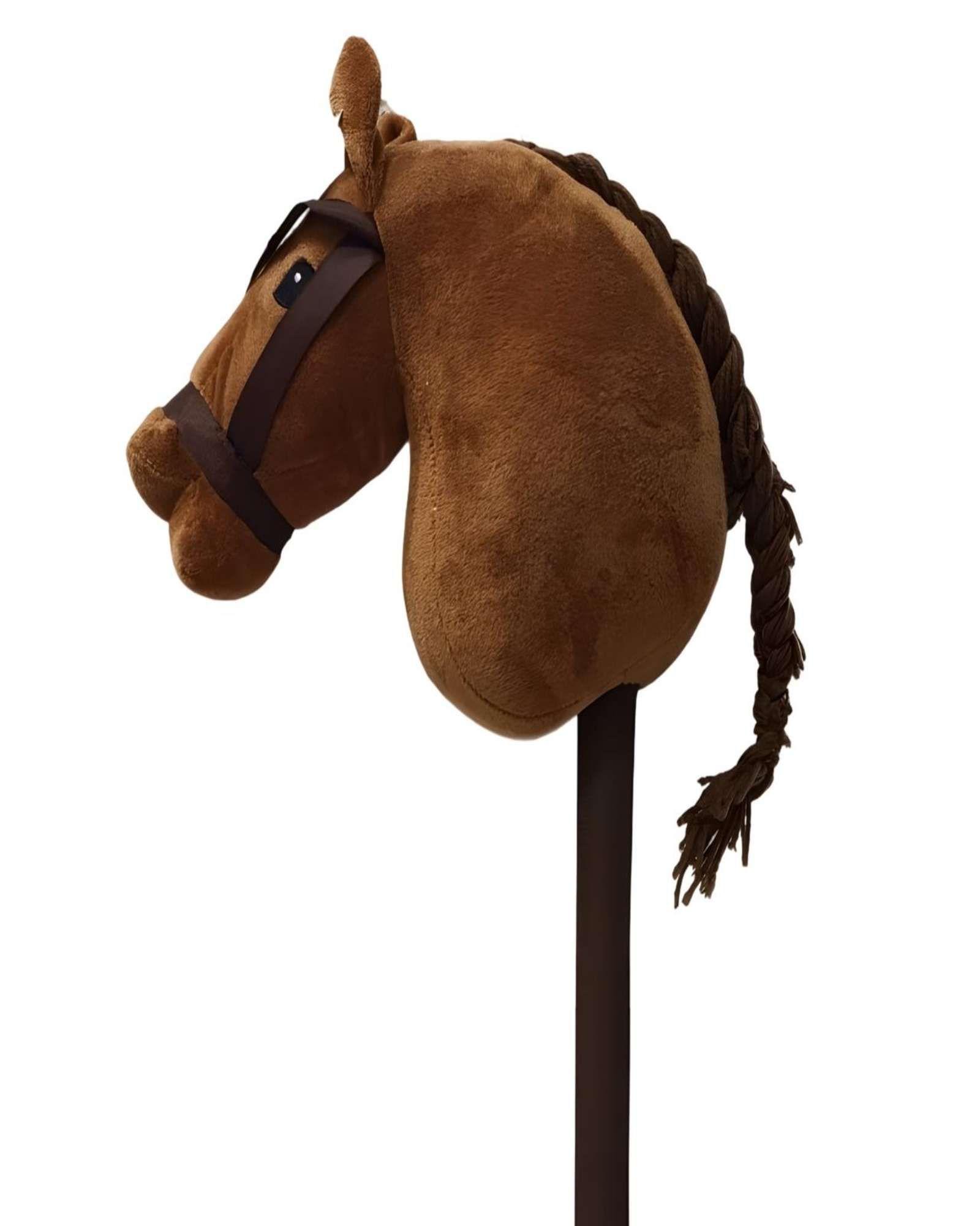 Caballo de Madera Con Sonido Café-2