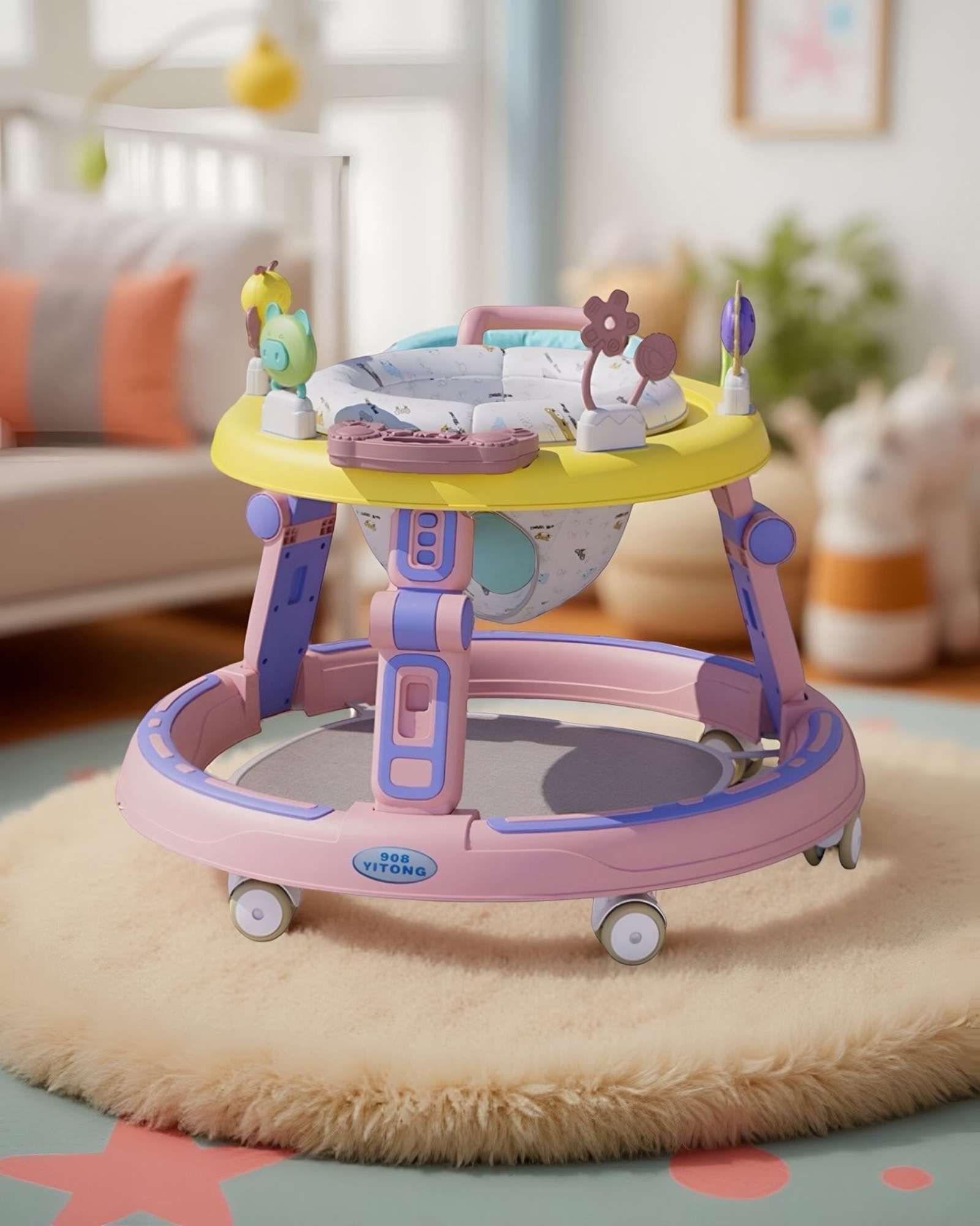 Andador Caminador Para Bebes Multifuncional Primeros pasos 3 en 1-1