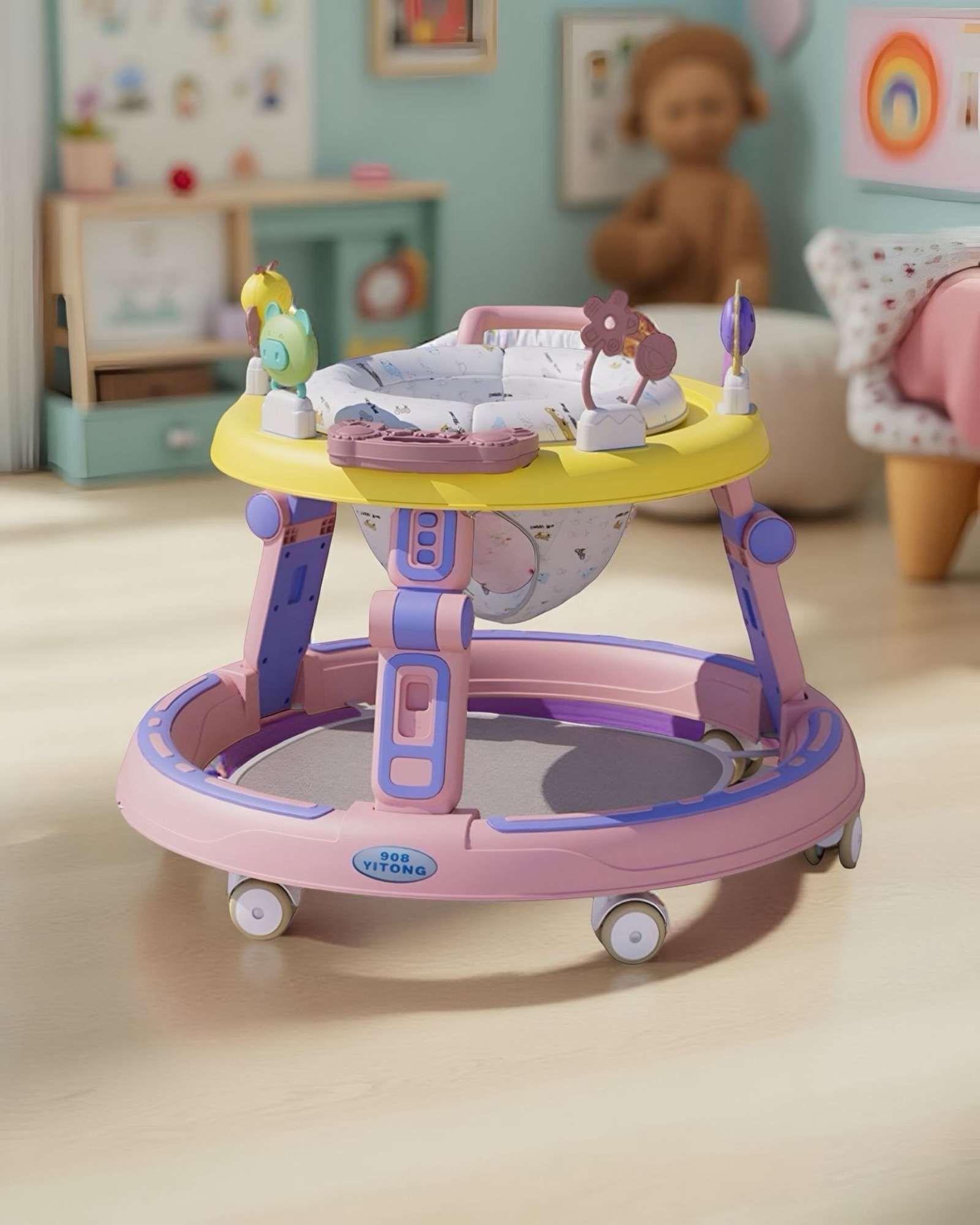 Andador Caminador Para Bebes Multifuncional Primeros pasos 3 en 1-3