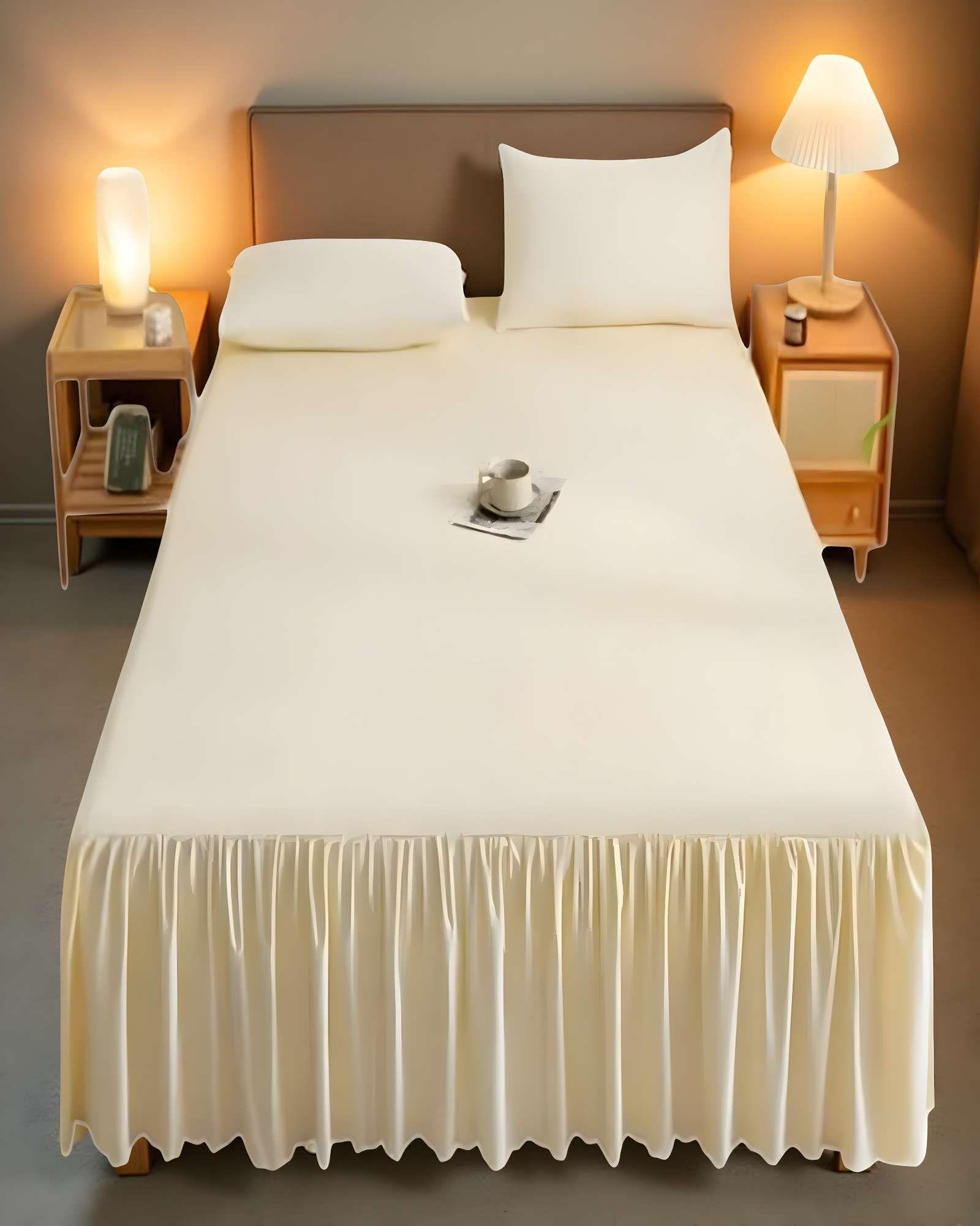 FALDON DE CAMA SIN FUNDA 2 PLAZAS BEIGE-2