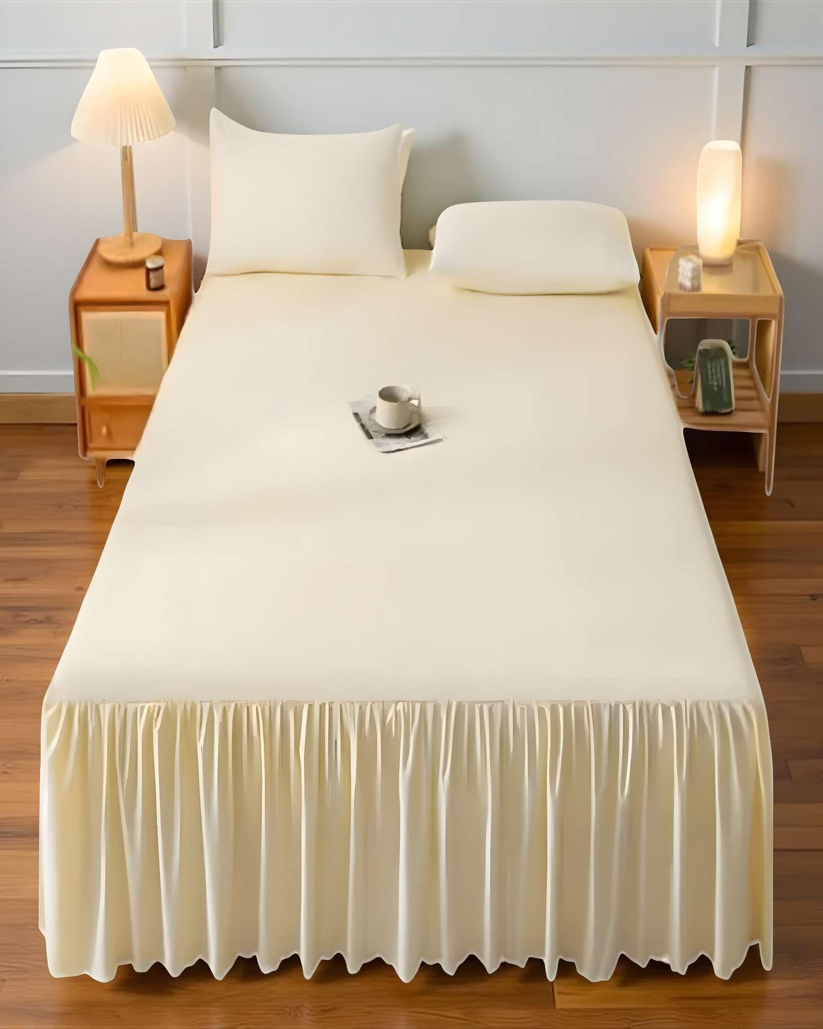 FALDON DE CAMA SIN FUNDA 2 PLAZAS BEIGE-3