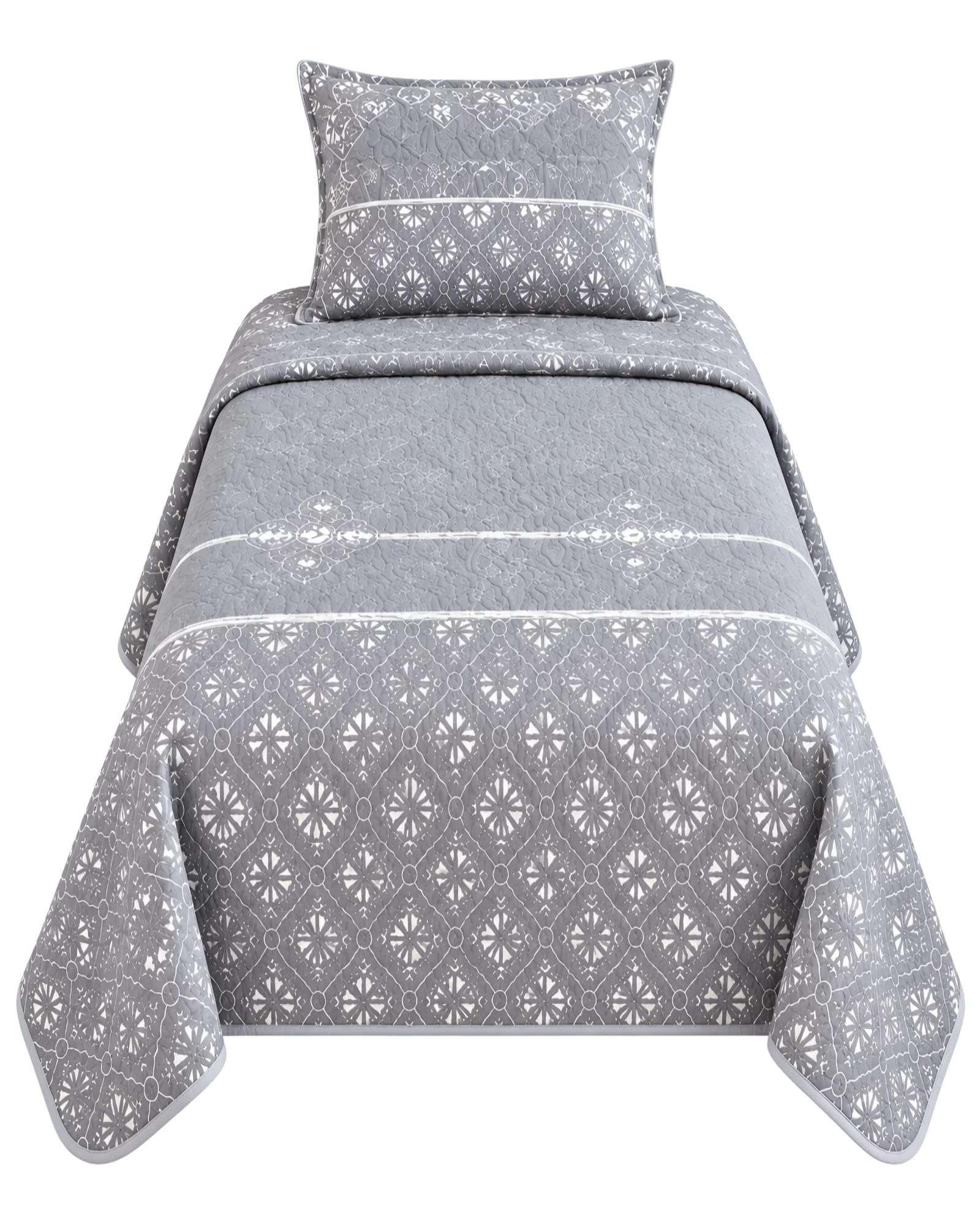 Set de Cubrecama y Funda de Almohada 1.5 plaza 180x230cm A17-4