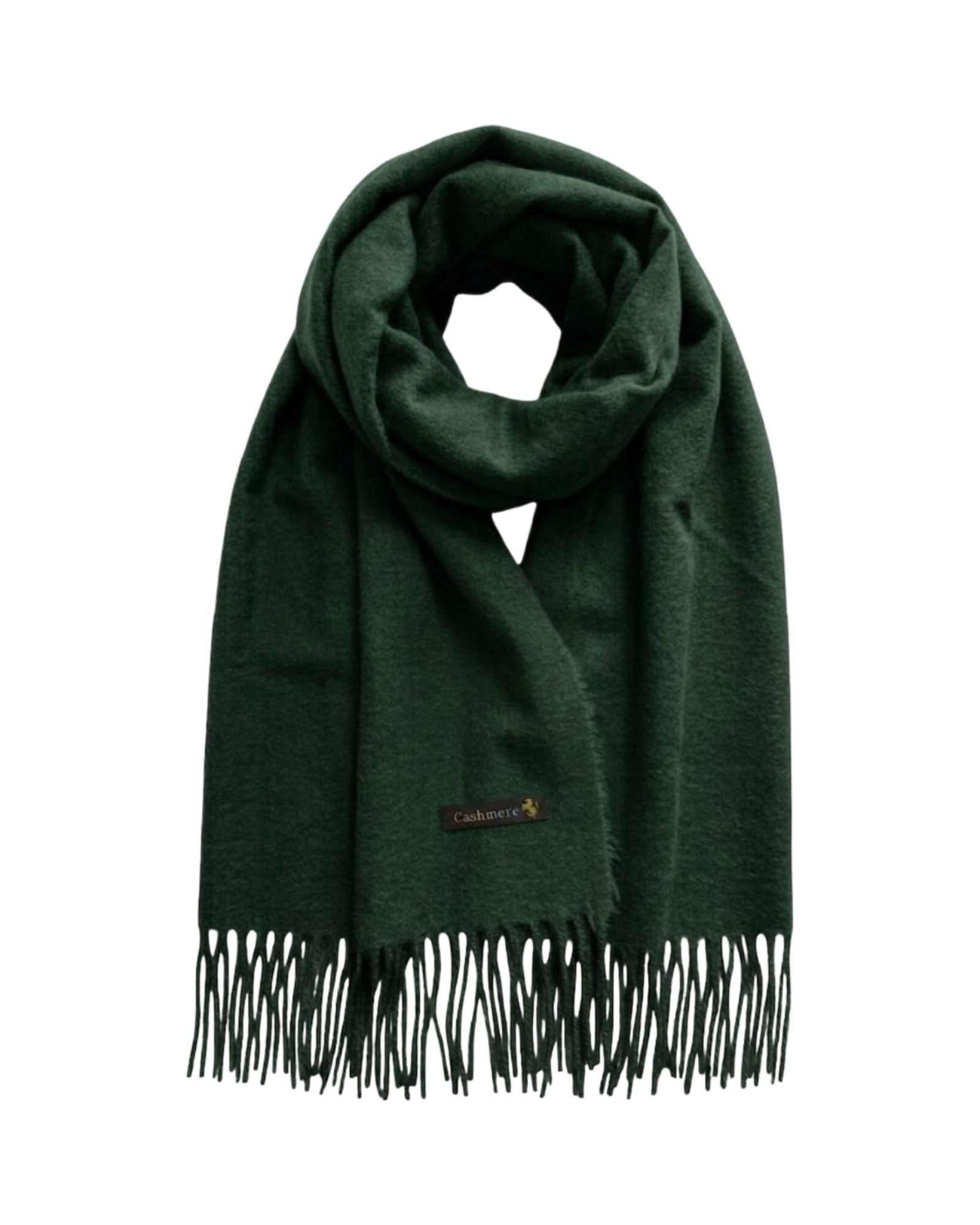 Bufanda Cashmere Premium Unisex Varios Colores verde-2