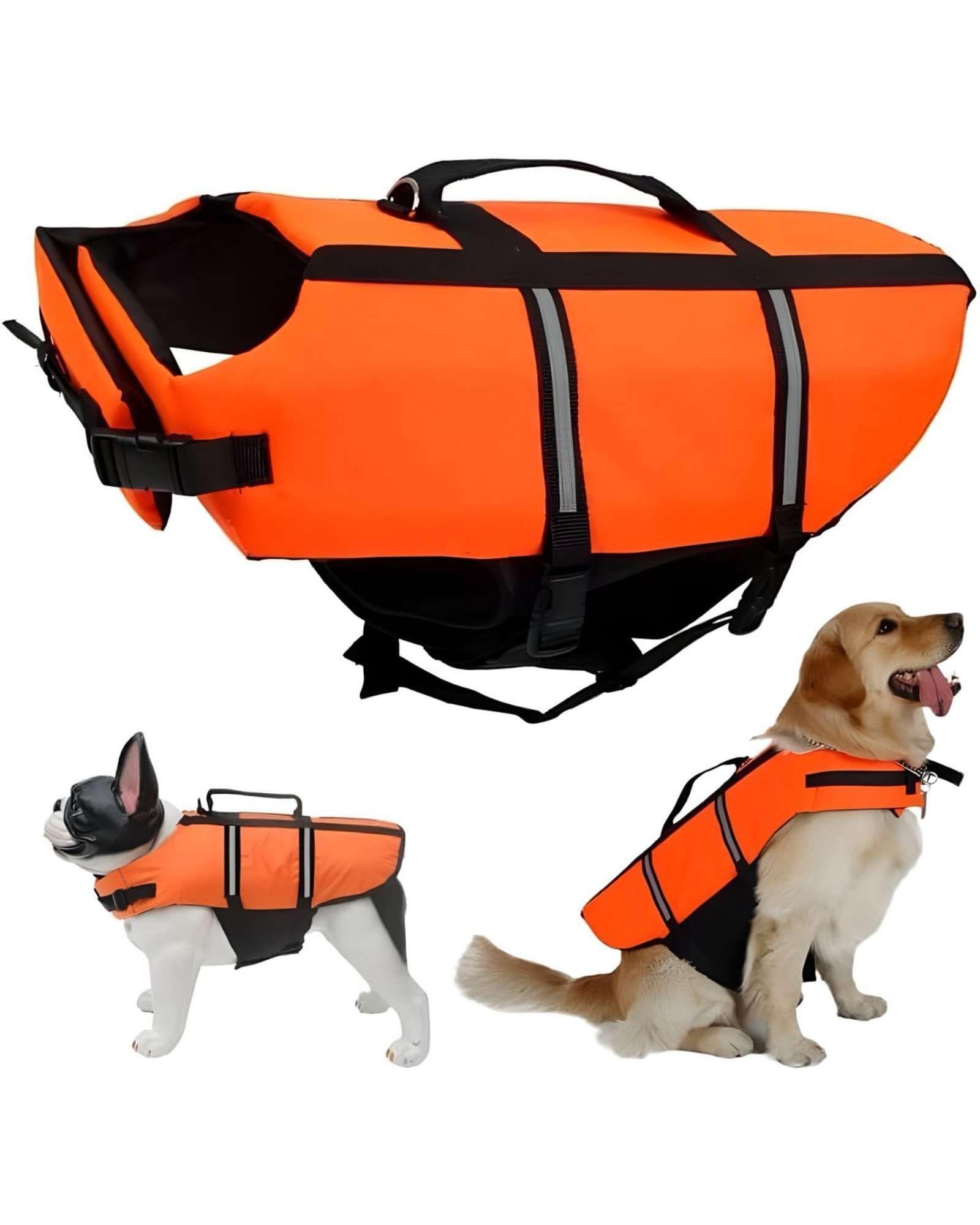 CHALECO SALVAVIDAS PARA MASCOTAS TALLA L 75x60 cm S01-1