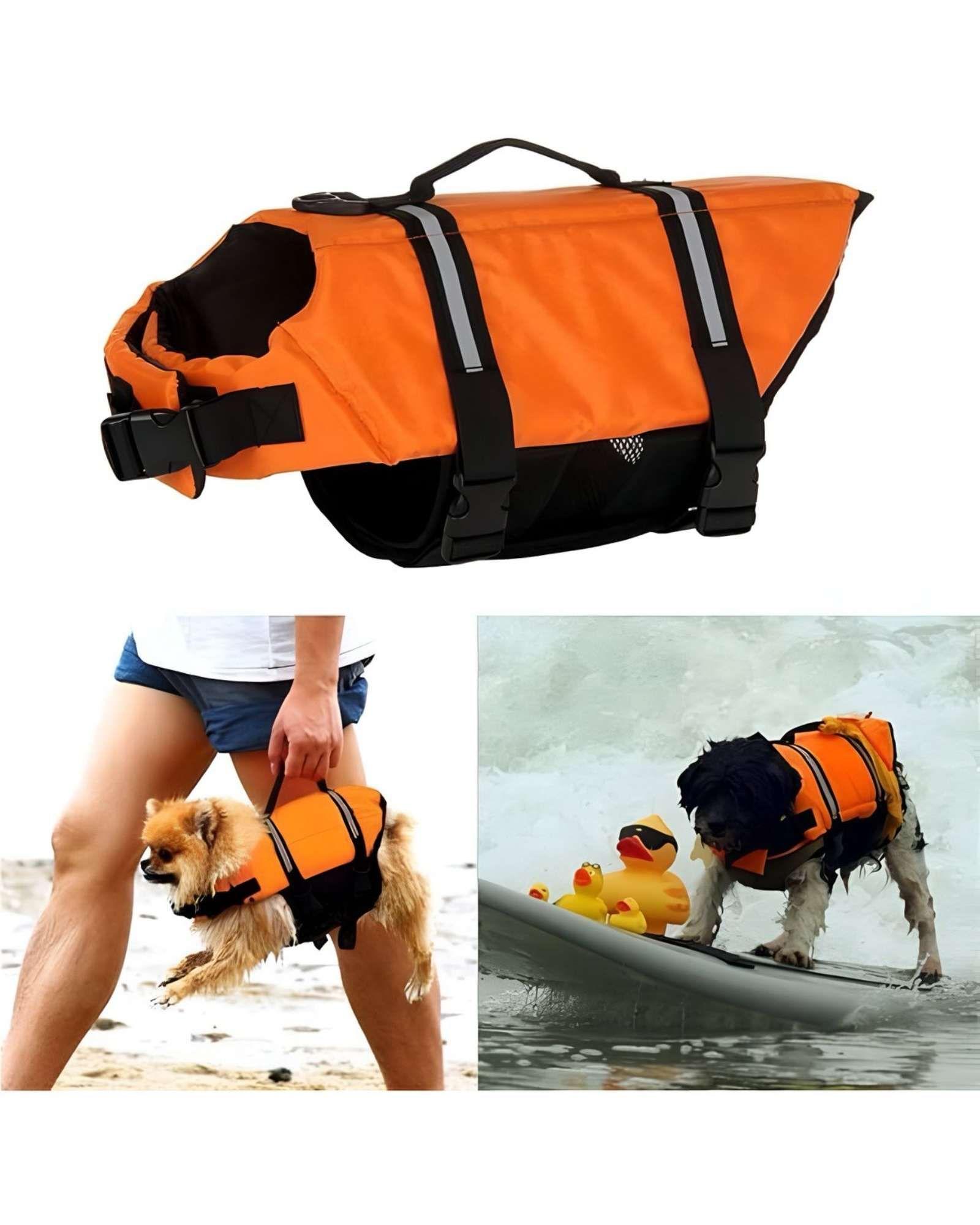 CHALECO SALVAVIDAS PARA MASCOTAS TALLA L 75x60 cm S01-3