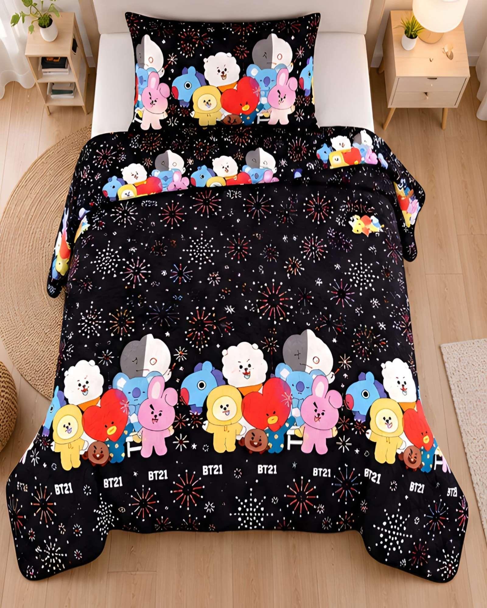 Cubrecamas Quilt de Verano Plaza y Media con Funda 14-3