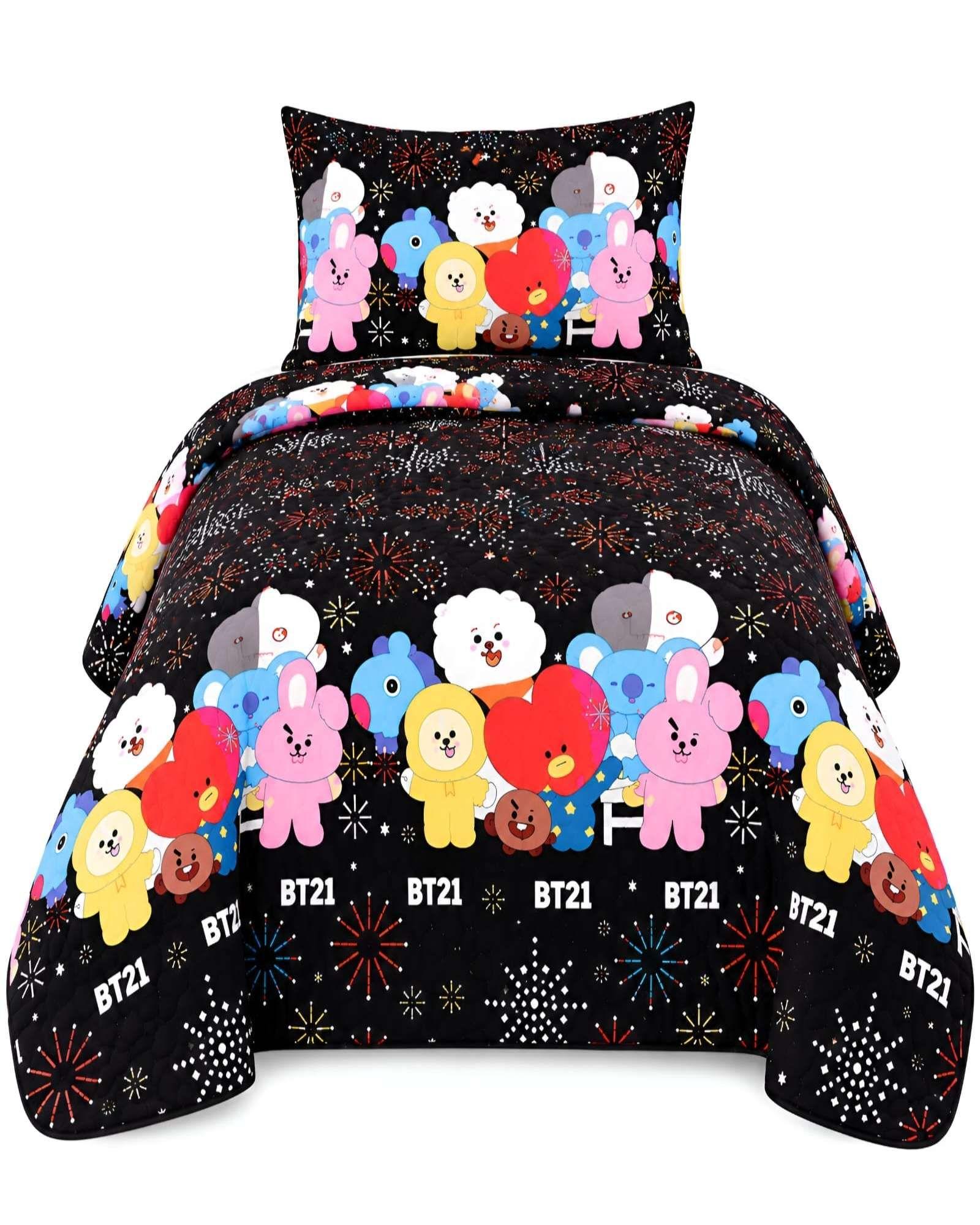 Cubrecamas Quilt de Verano Plaza y Media con Funda 14-4