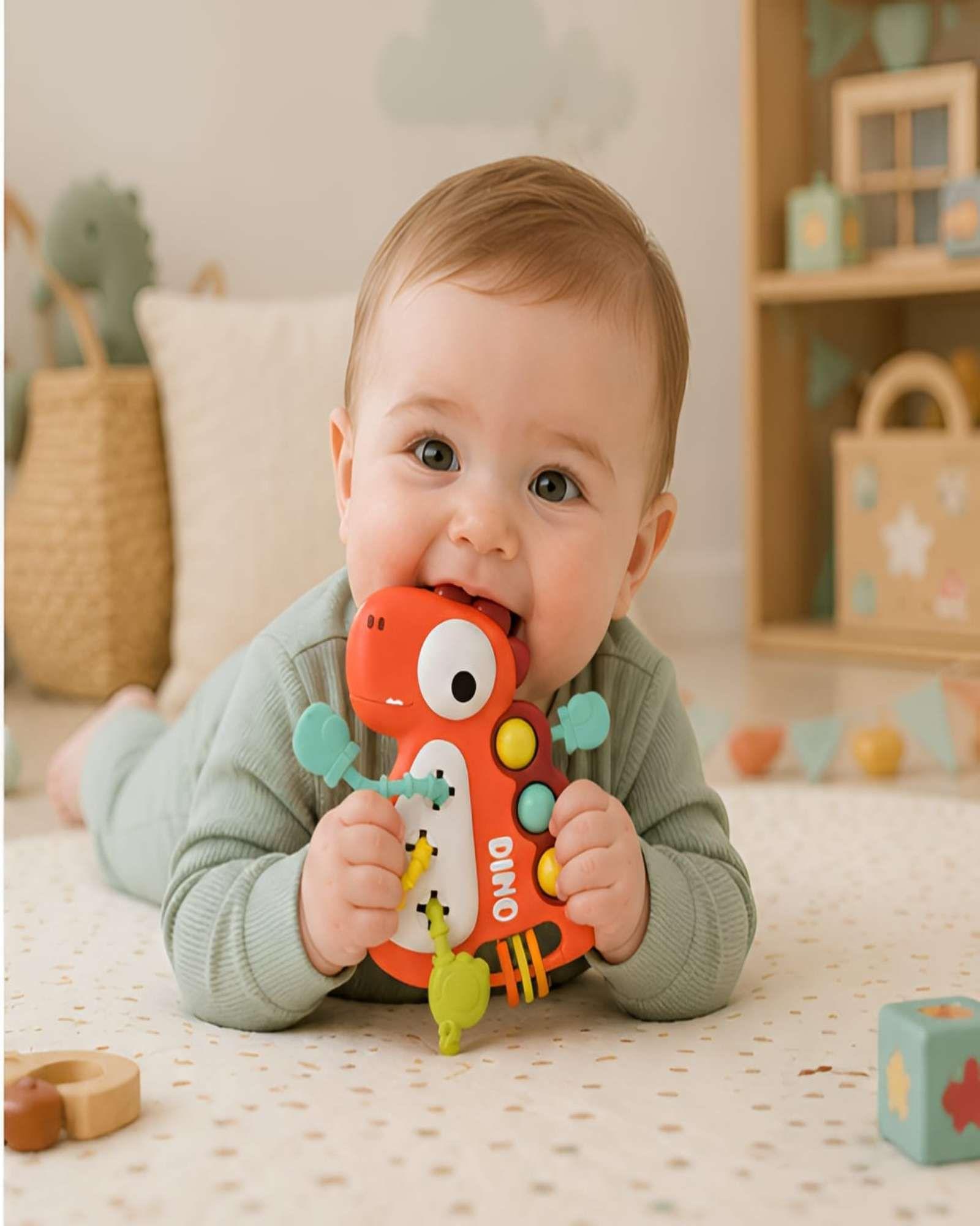 Juguete Para Bebé Estimulación Sensorial Mordedor Didáctico m2-2