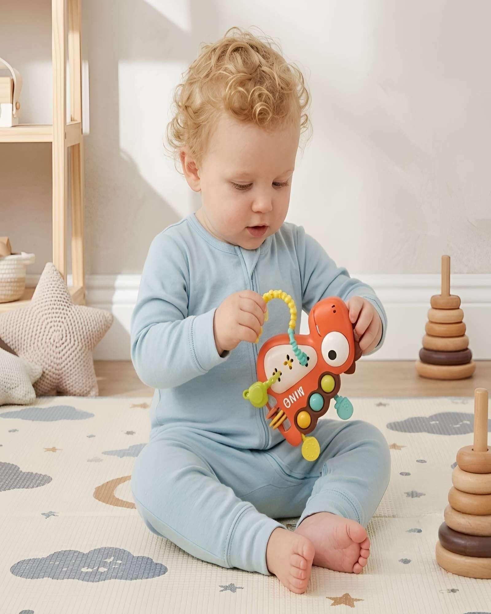 Juguete Para Bebé Estimulación Sensorial Mordedor Didáctico m2-3
