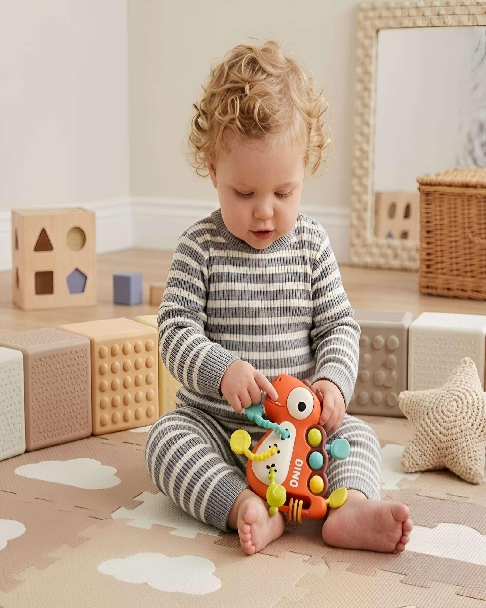Juguete Para Bebé Estimulación Sensorial Mordedor Didáctico m2-4
